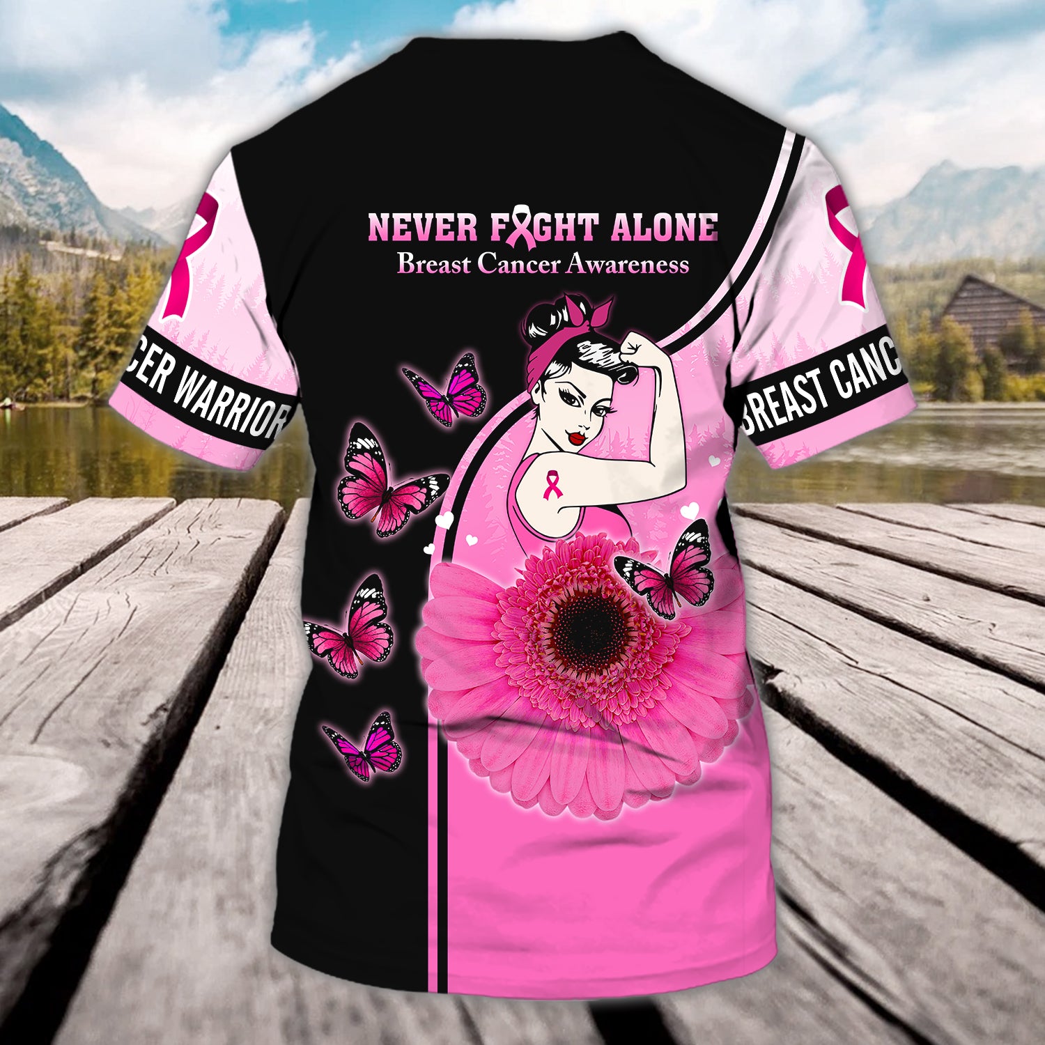 Never Fight Alone - Personalized Name 3D Tshirt - QB95