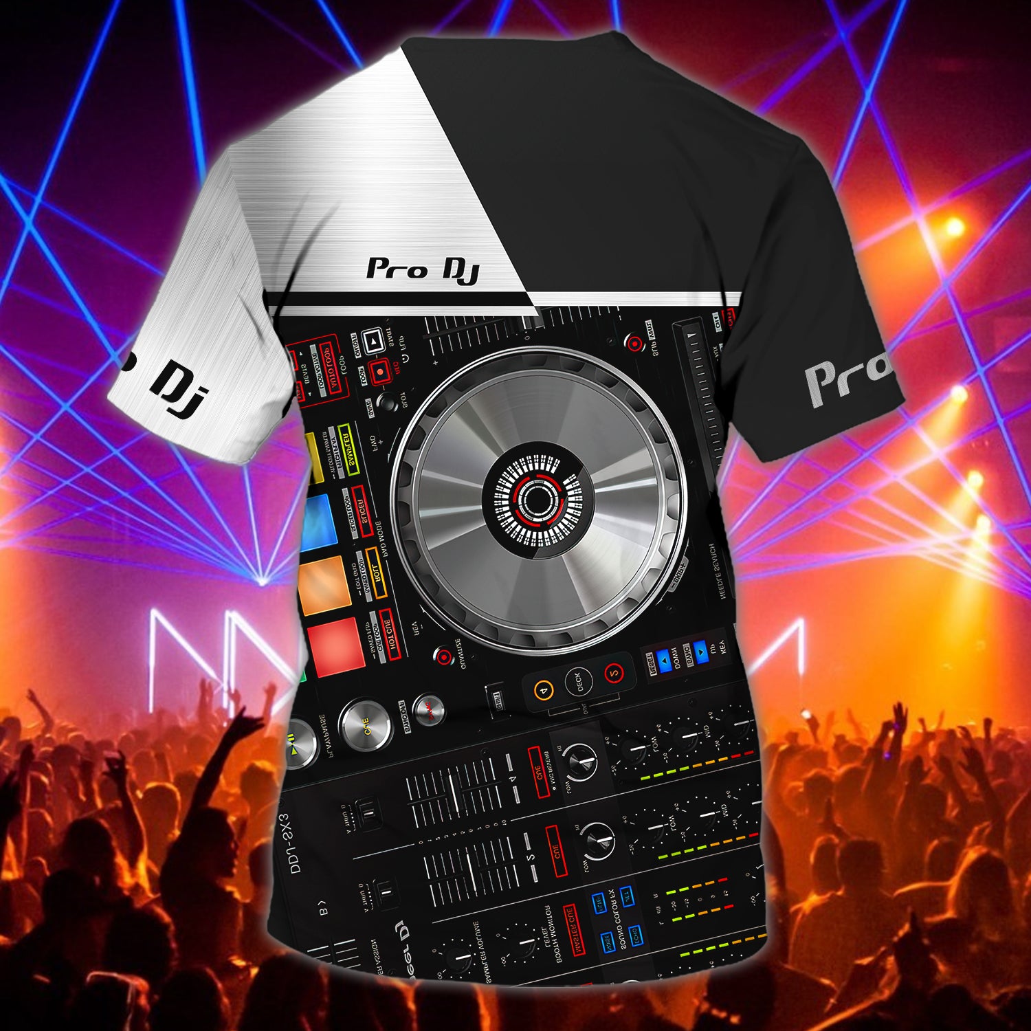 DJ - Personalized Name 3D Tshirt 01