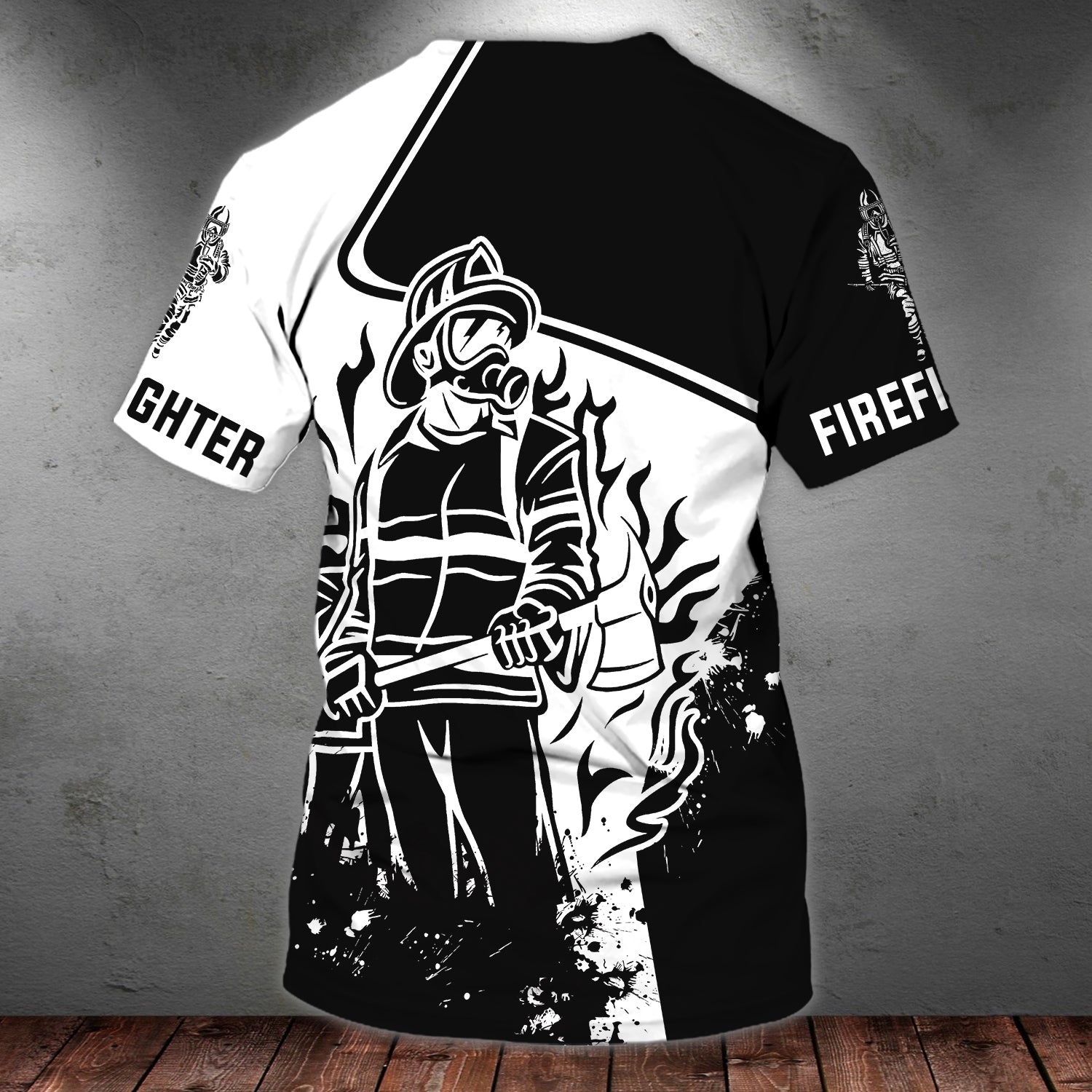 Firefighter - Personalized Name 3D Tshirt - TT99-502 – Trends Personalized