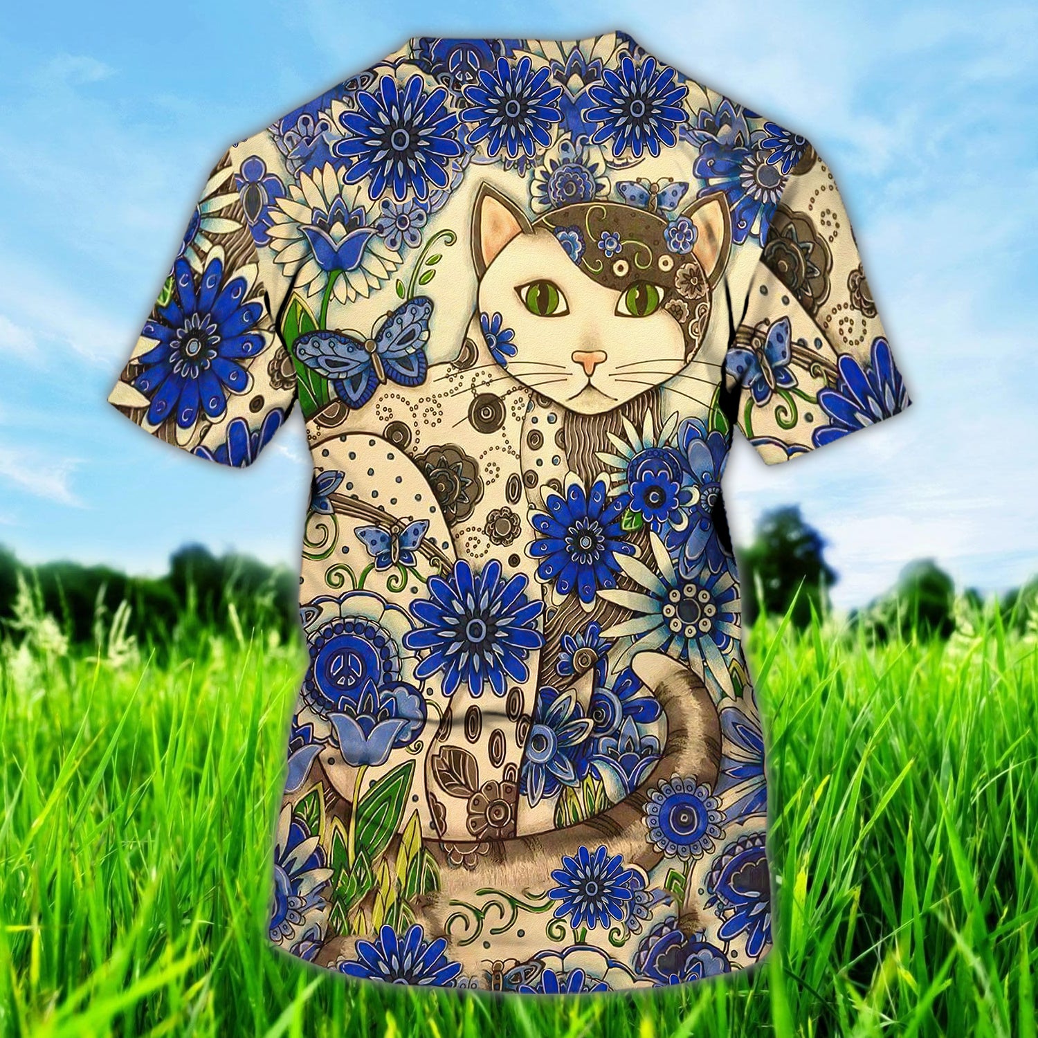 Cute Cat 06 - Personalized Name 3D Tshirt - LTD92