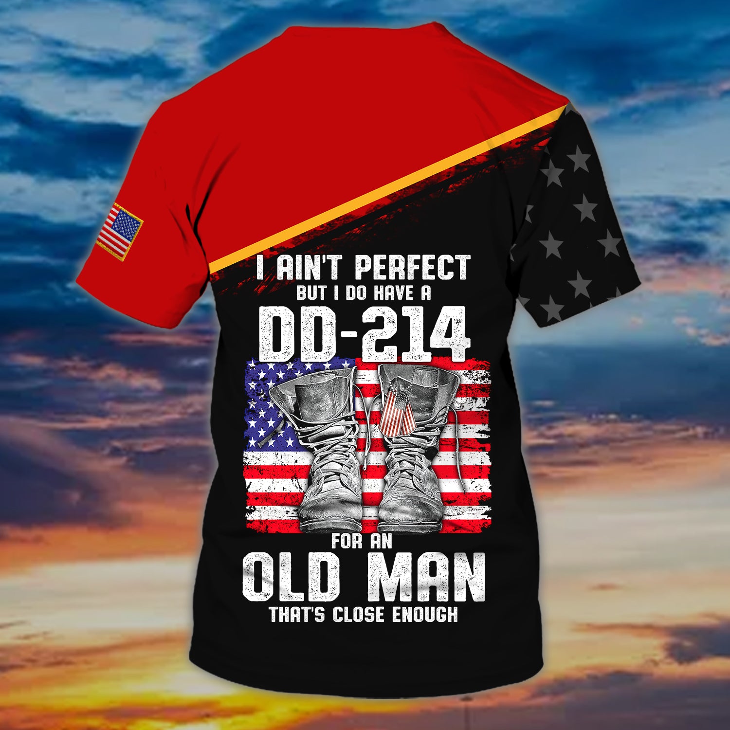 US Veteran-DD 214 - Personalized Name 3D Tshirt - TD97-01