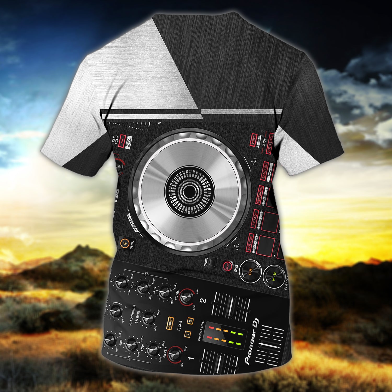 DJ 13979 - Personalized Name 3D Tshirt