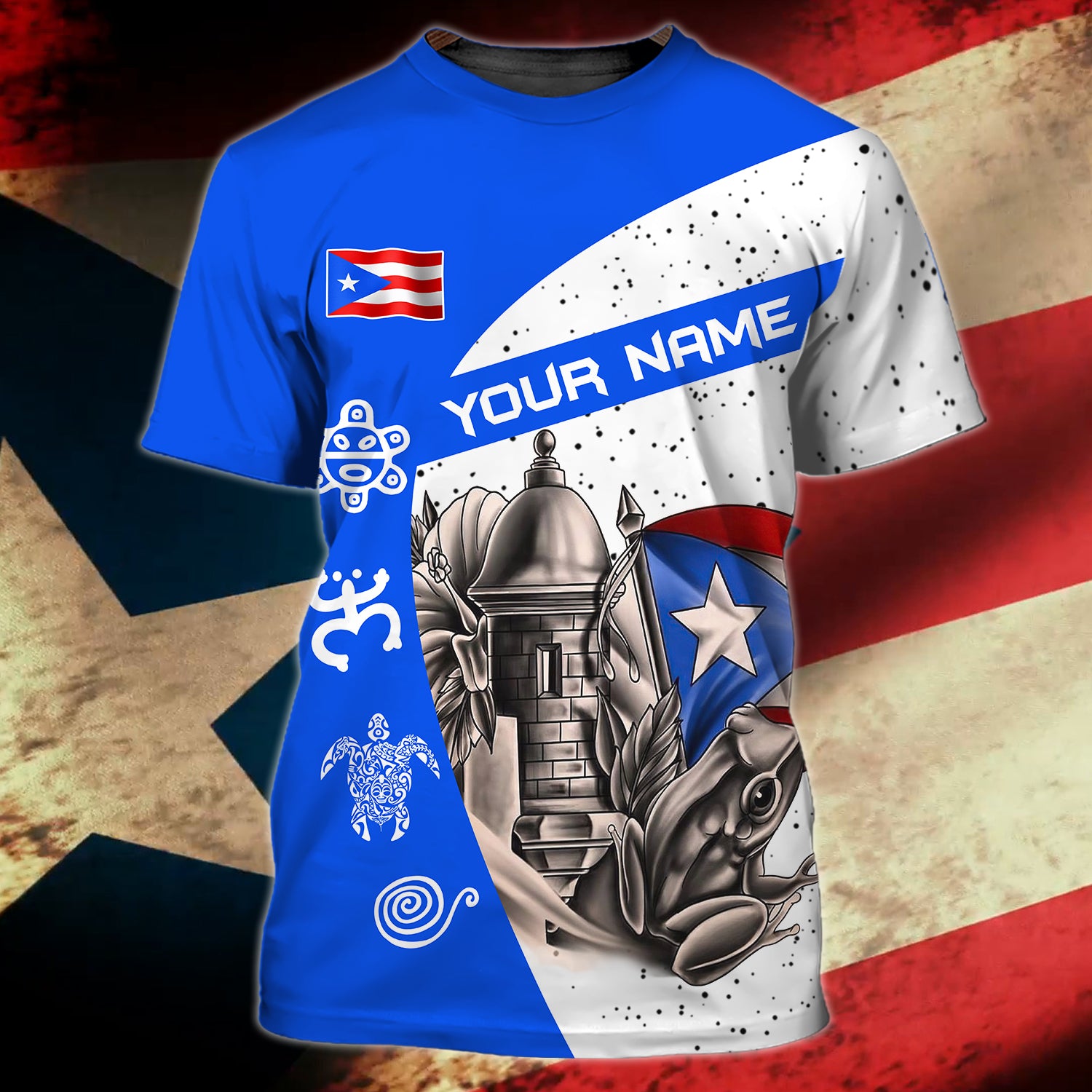 Puerto Rico - Personalized Name 3D Tshirt - N94