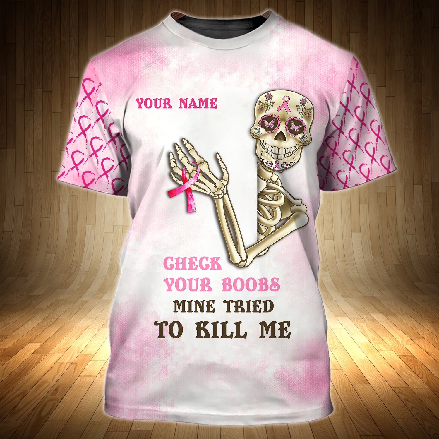 Breast Cancer Awareness  - Personalized Name 3D Tshirt - CV98 102