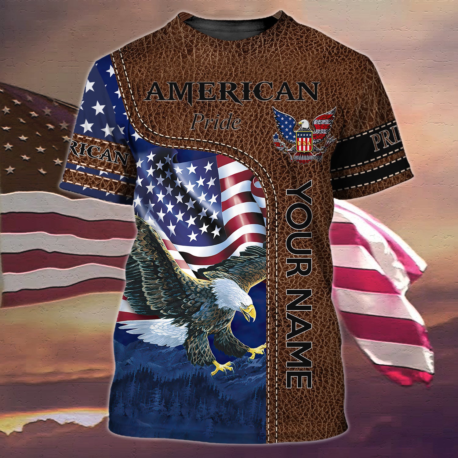 AMERICAN PRIDE - 3D Tshirt 01 - NBTT