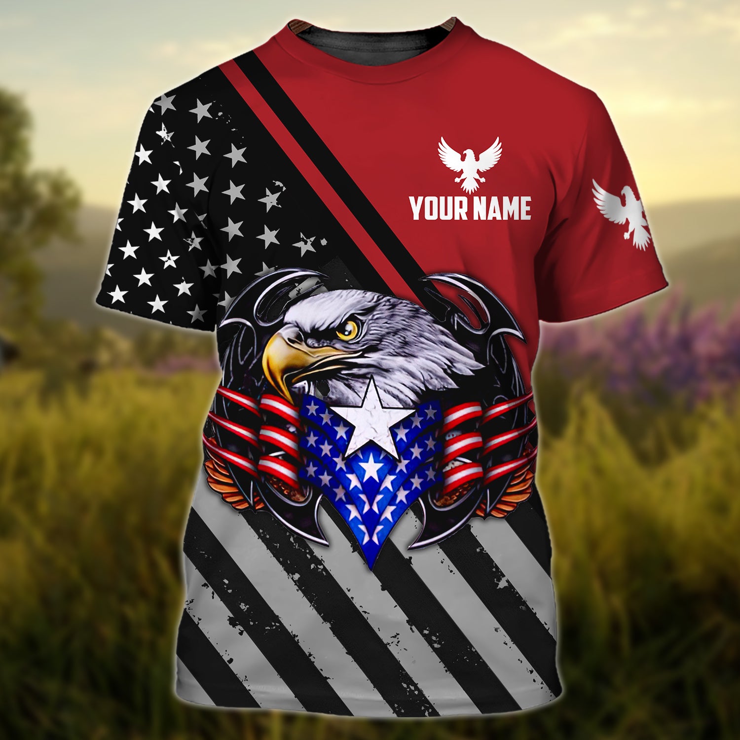 Customized Tshirt-Eagle-HTV