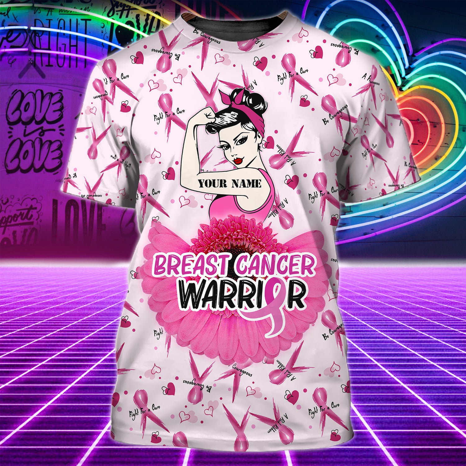 Breast Cancer - 3D T Shirt 02 - RINC98