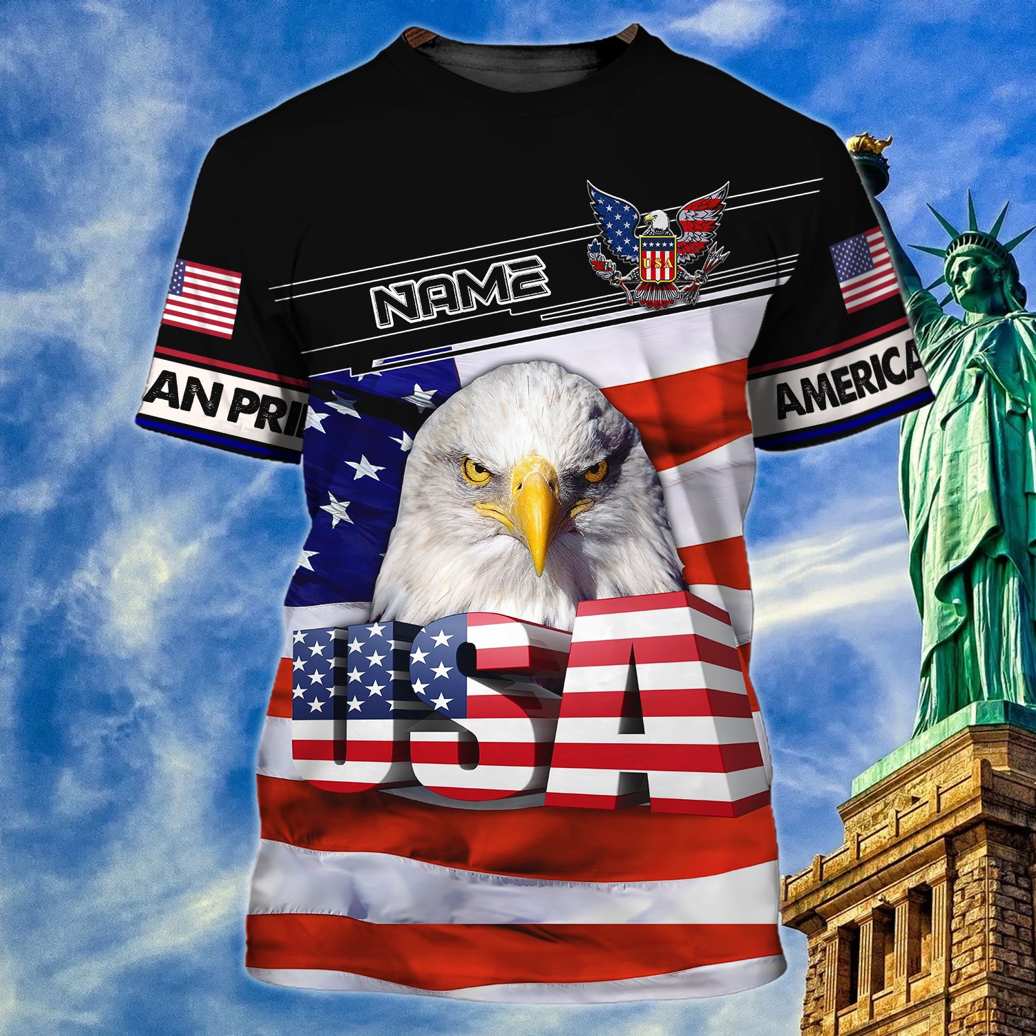 AMERICAN PRIDE - 3D Tshirt 02 - NBTT