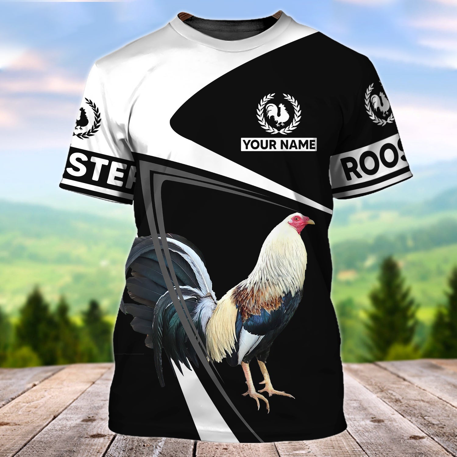ROOSTER- Personalized Name - 3D T Shirt - HN95