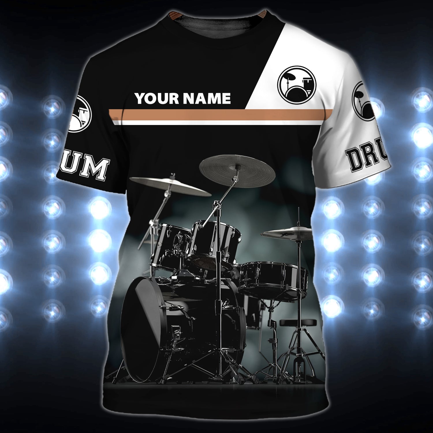 Drum - Personalized Name T Shirt 162  - CV98