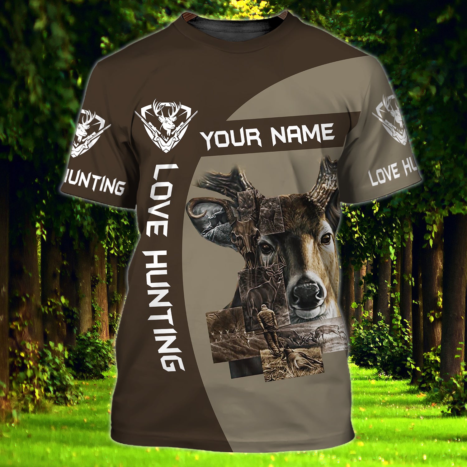 Deer Hunting - Personalized Name 3D Tshirt - TT99-607