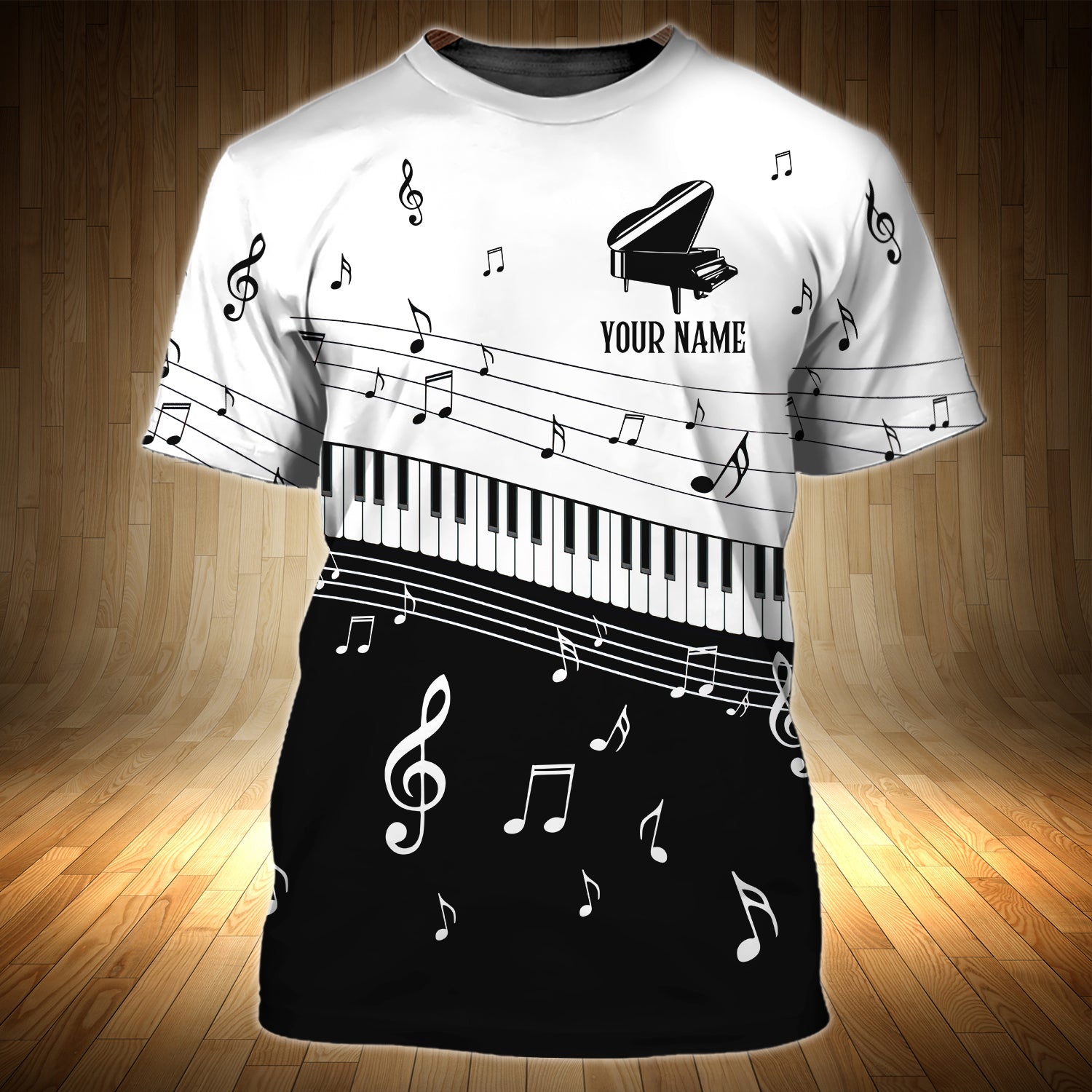 Piano - 3D Tshirt 02