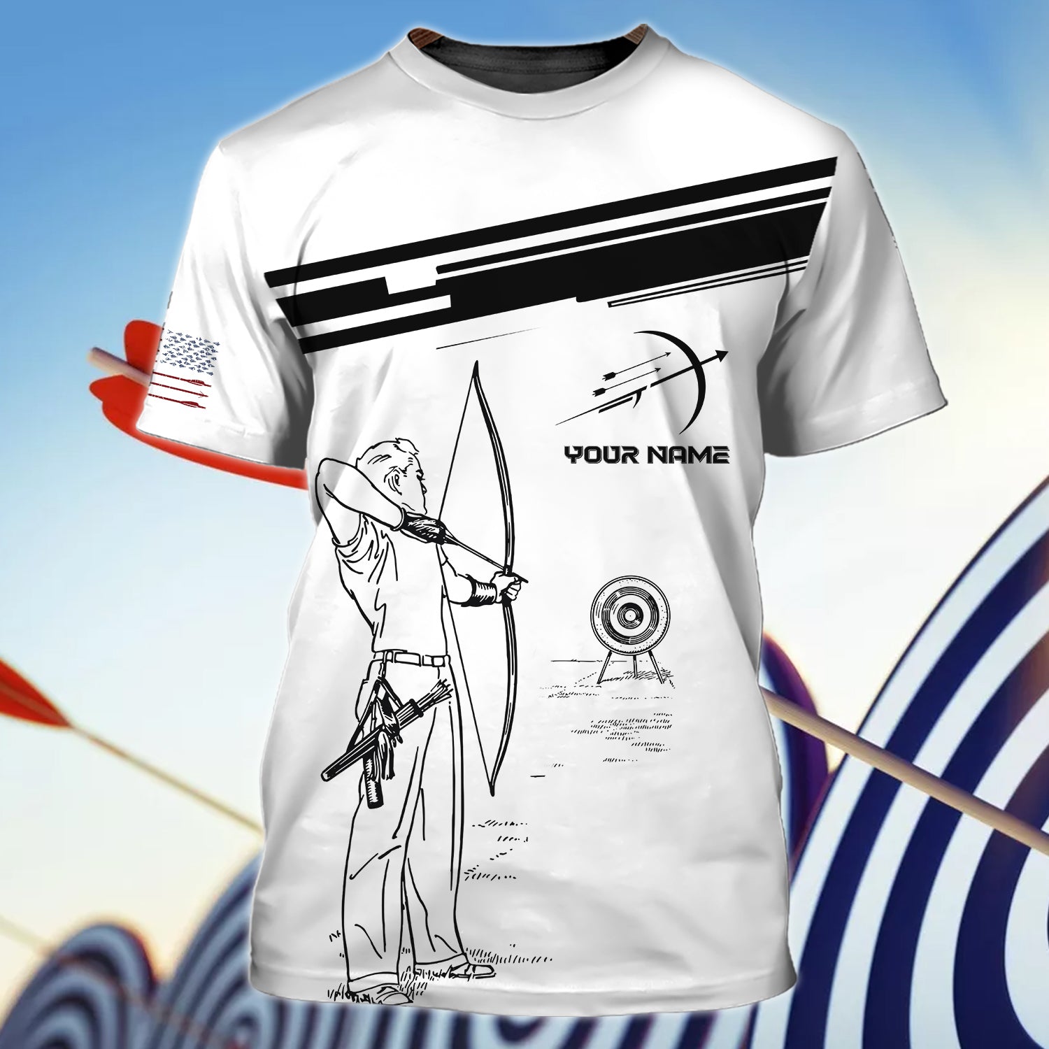 Archery - Personalized Name 3D Tshirt - TT99-188