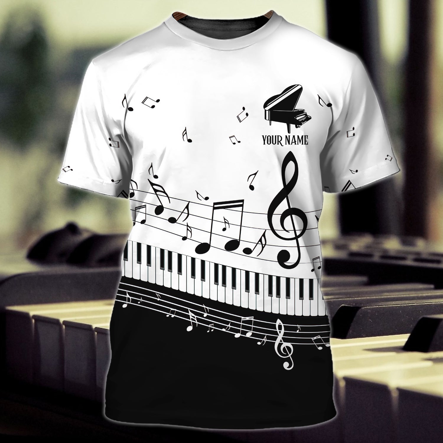 PIANO01 - 3D Tshirt - NBTT