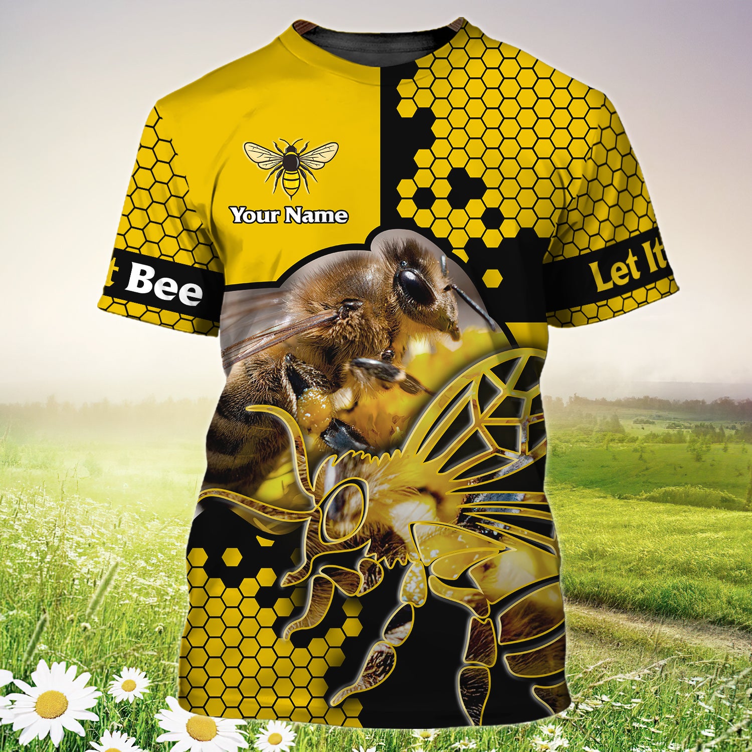 Love Bee - Personalized Name 3D Tshirt 01 - VXH98