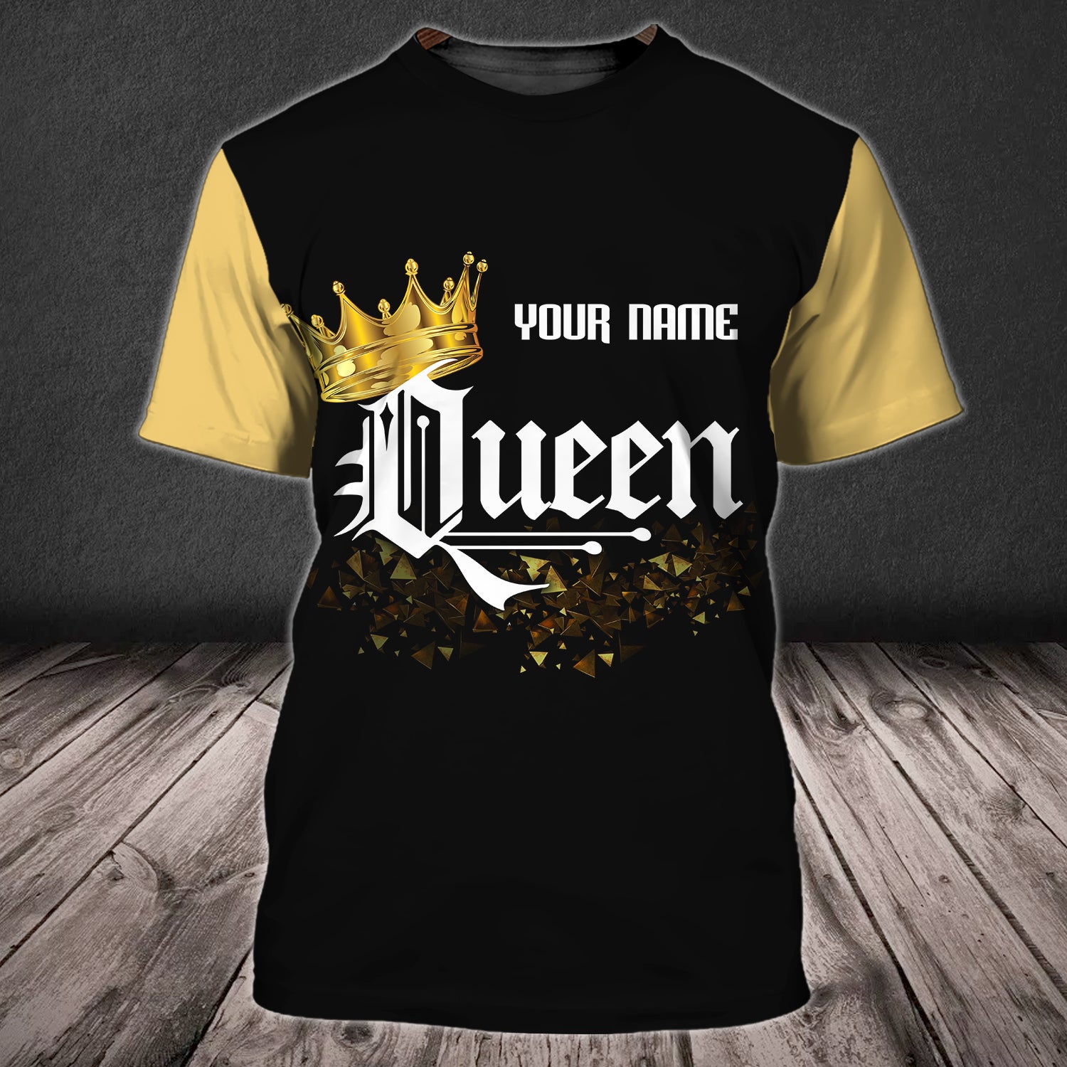 Queen December Girl - Personalized Name 3D Tshirt - Dah