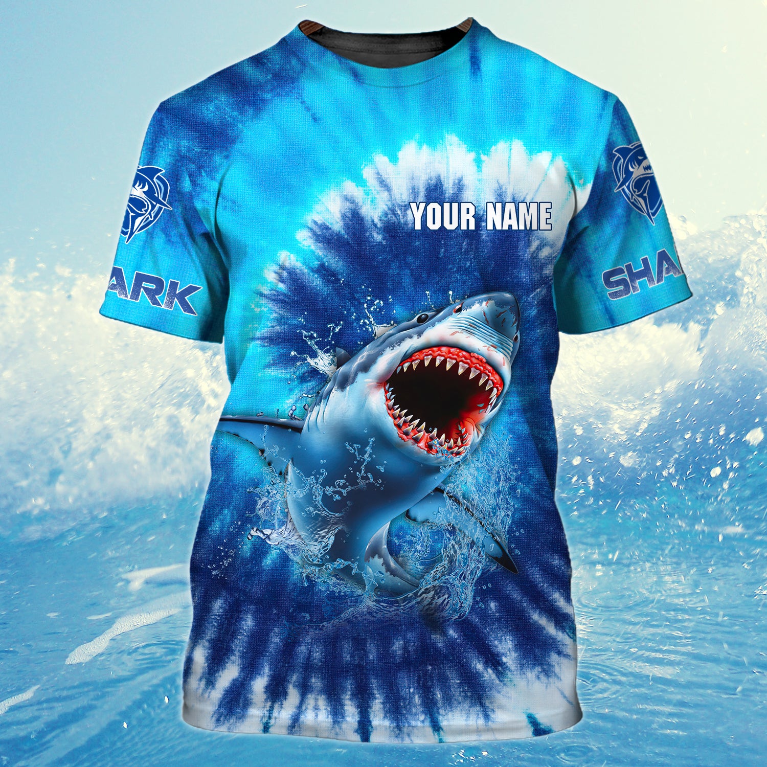 Shark 01 - Personalized Name 3D T Shirt - 16hb