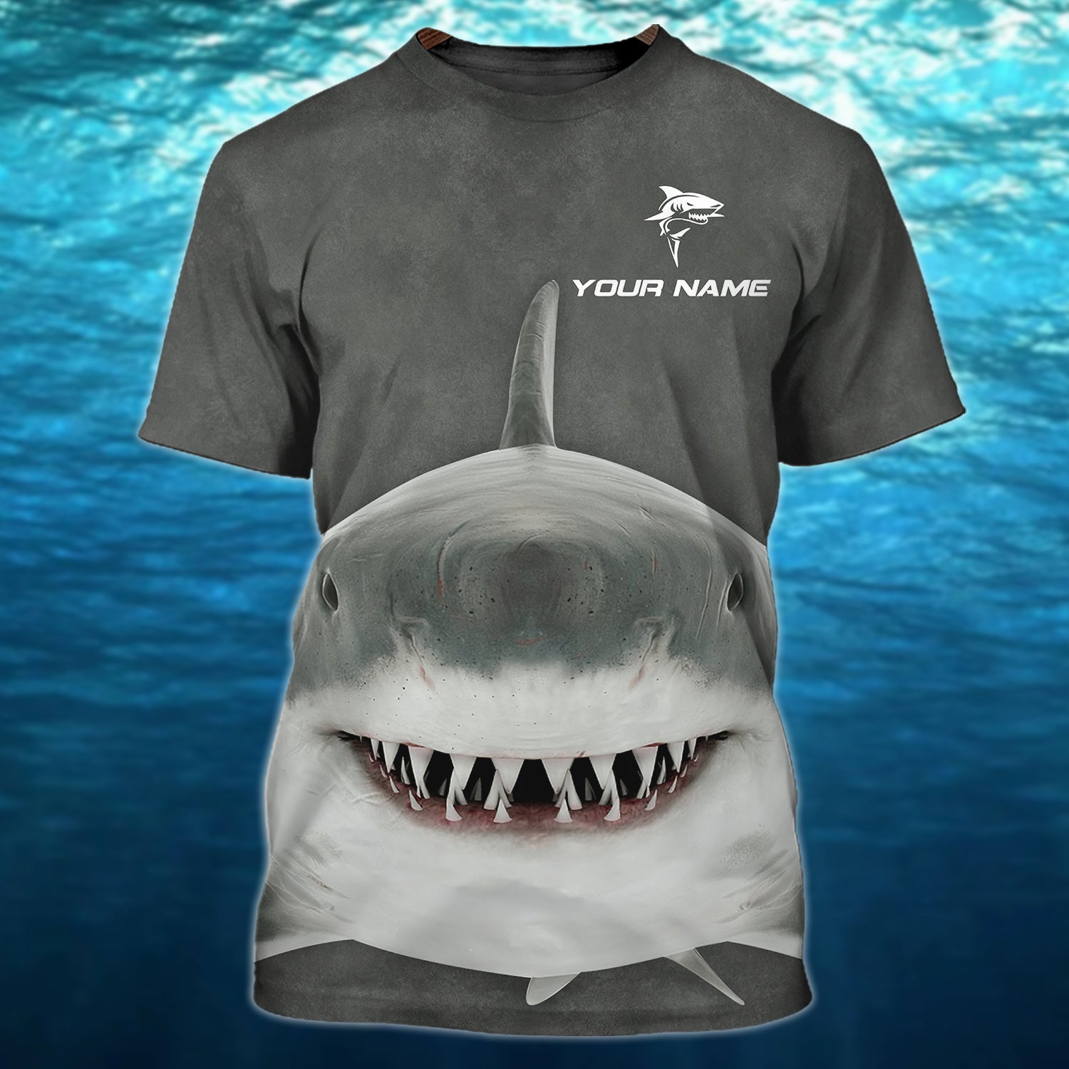 SHARK  - Personalized Name 3D Tshirt 02 - H98 HN2