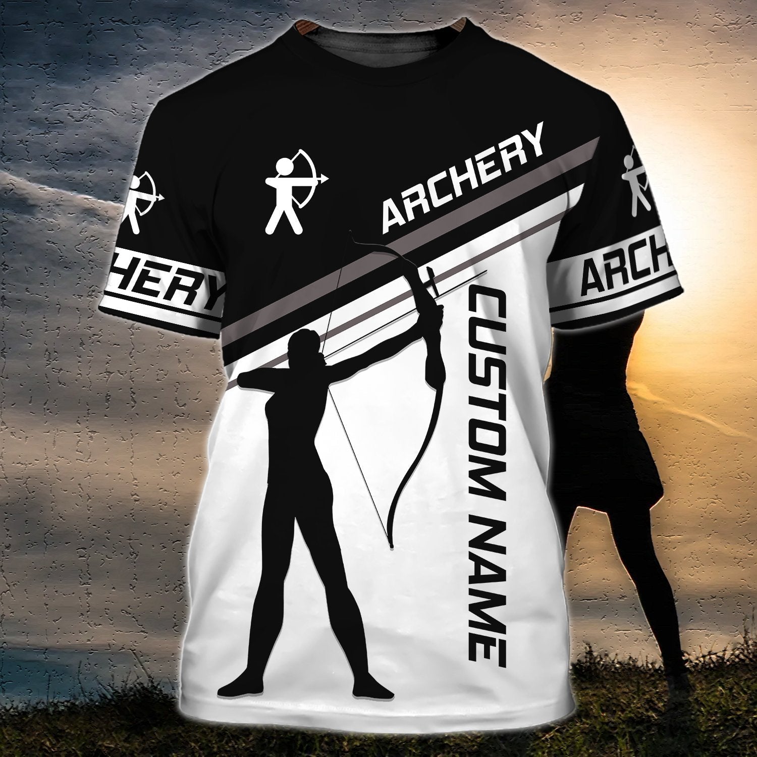 Archery118 - Personalized Name 3D T Shirt - Nsd99