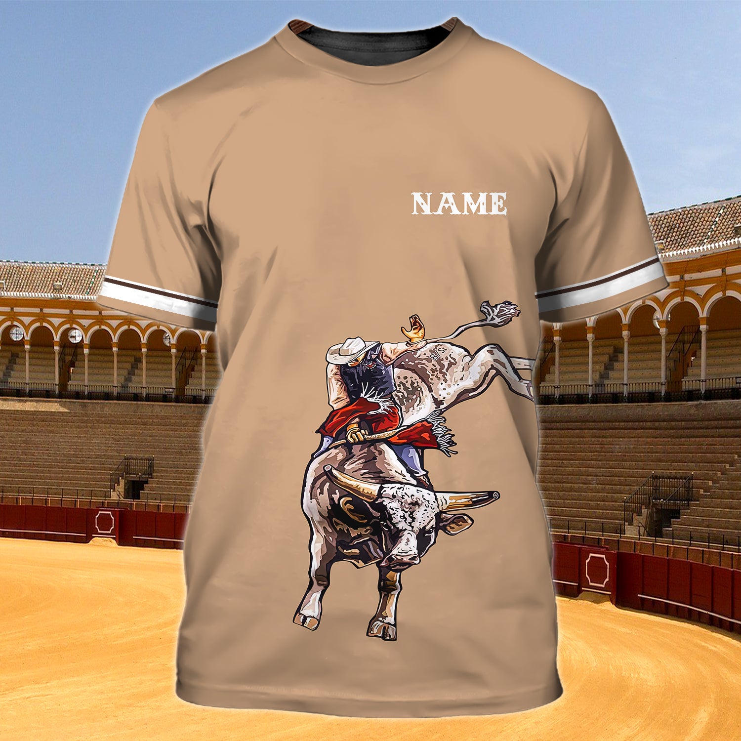 Rodeo - Personalized Name 3D Polo Shirt - Dp98 - Dp341