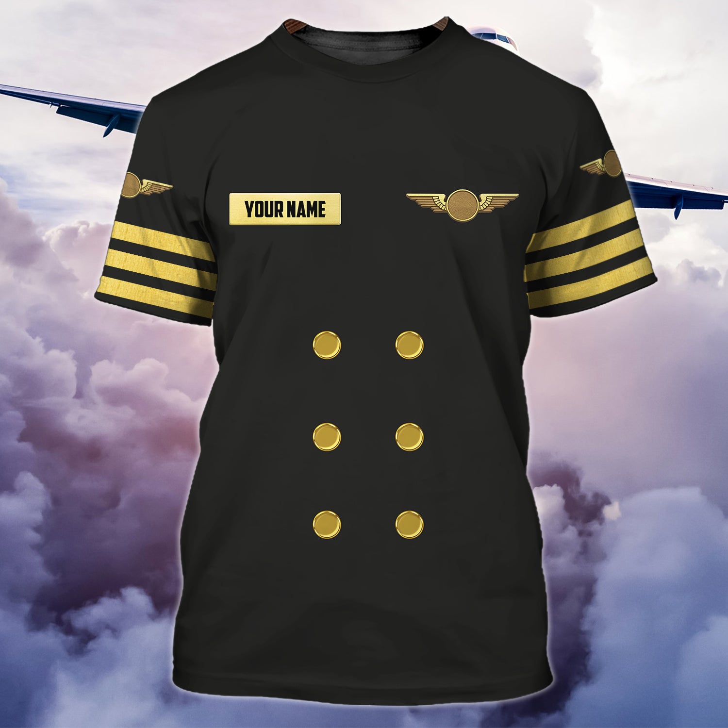 Pilot - Personalized Name 3D Tshirt For Pilot - HEZ98 24