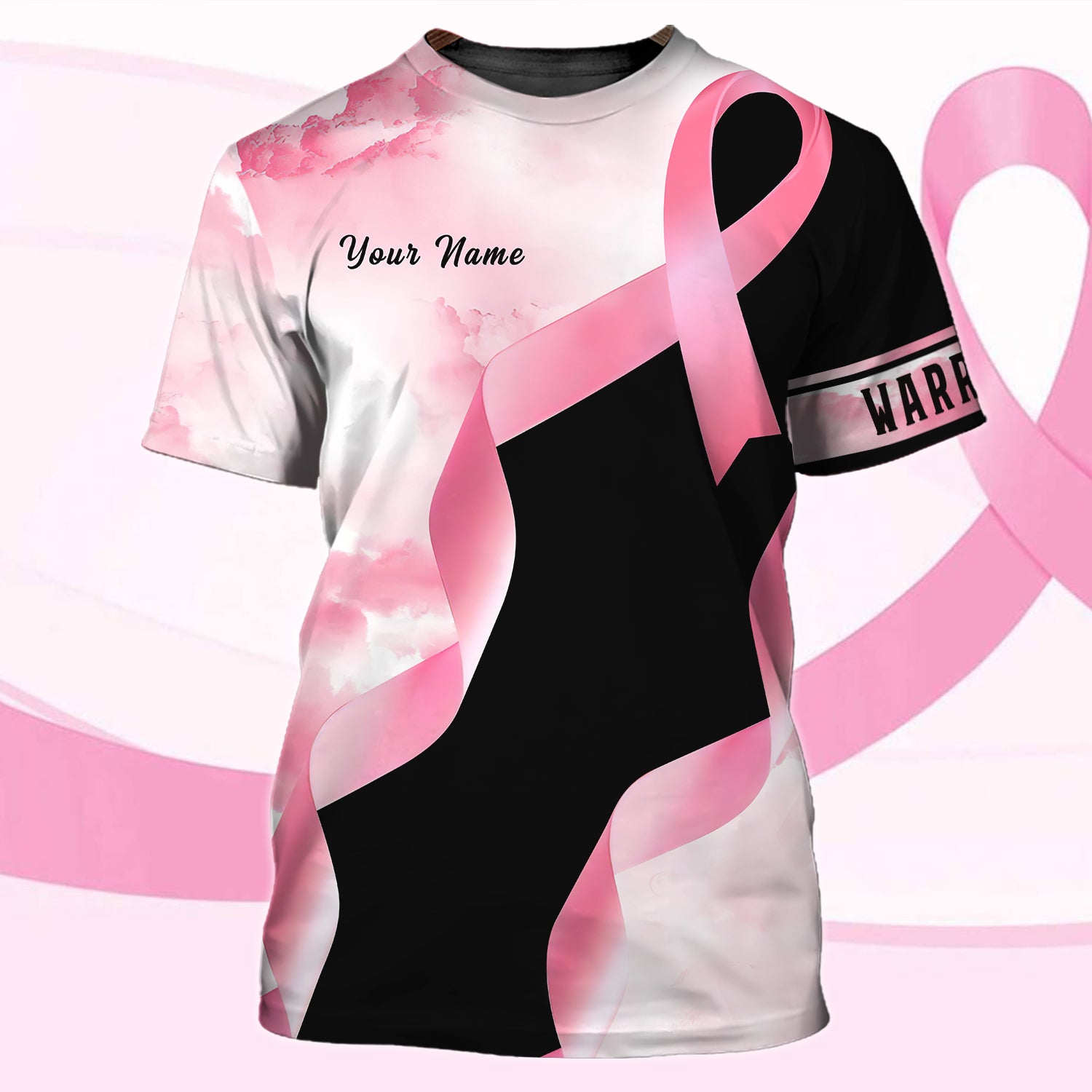 Breast Cancer Awareness - Personalized Name 3D Tshirt 162 - Bhn97