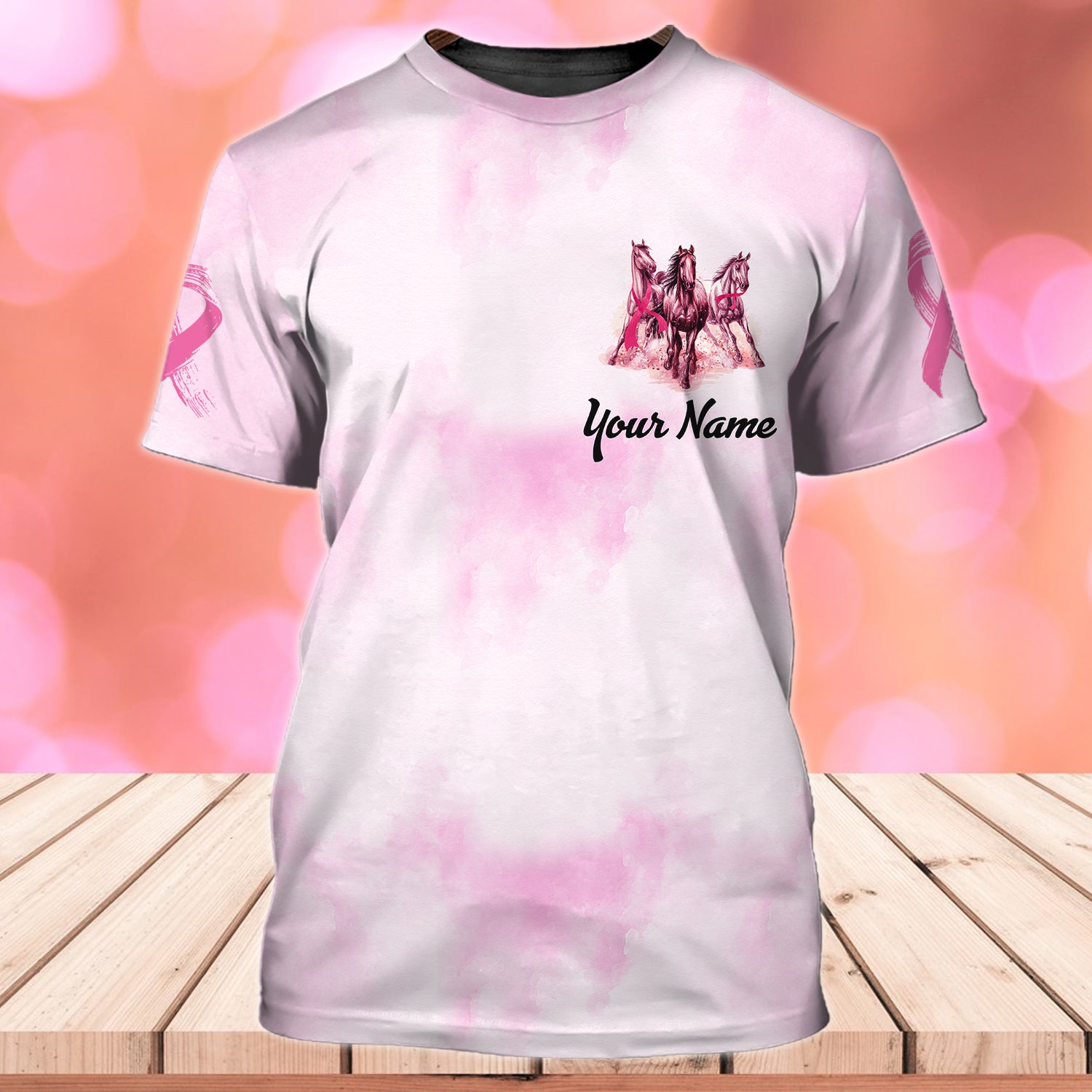 Breast Cancer Awareness  - Personalized Name 3D Tshirt - NNTA