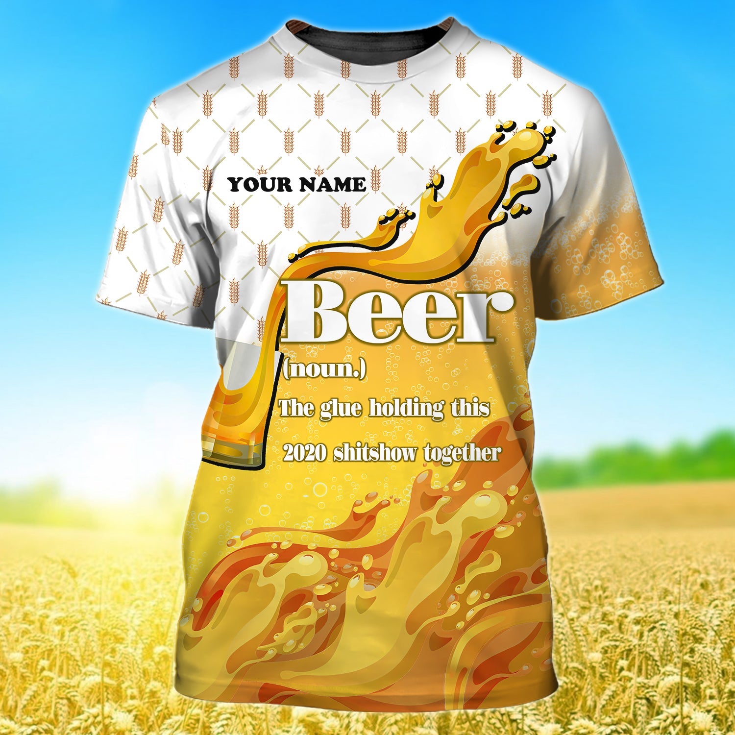 Beer 13 - Personalized Name 3D Tshirt - TD96