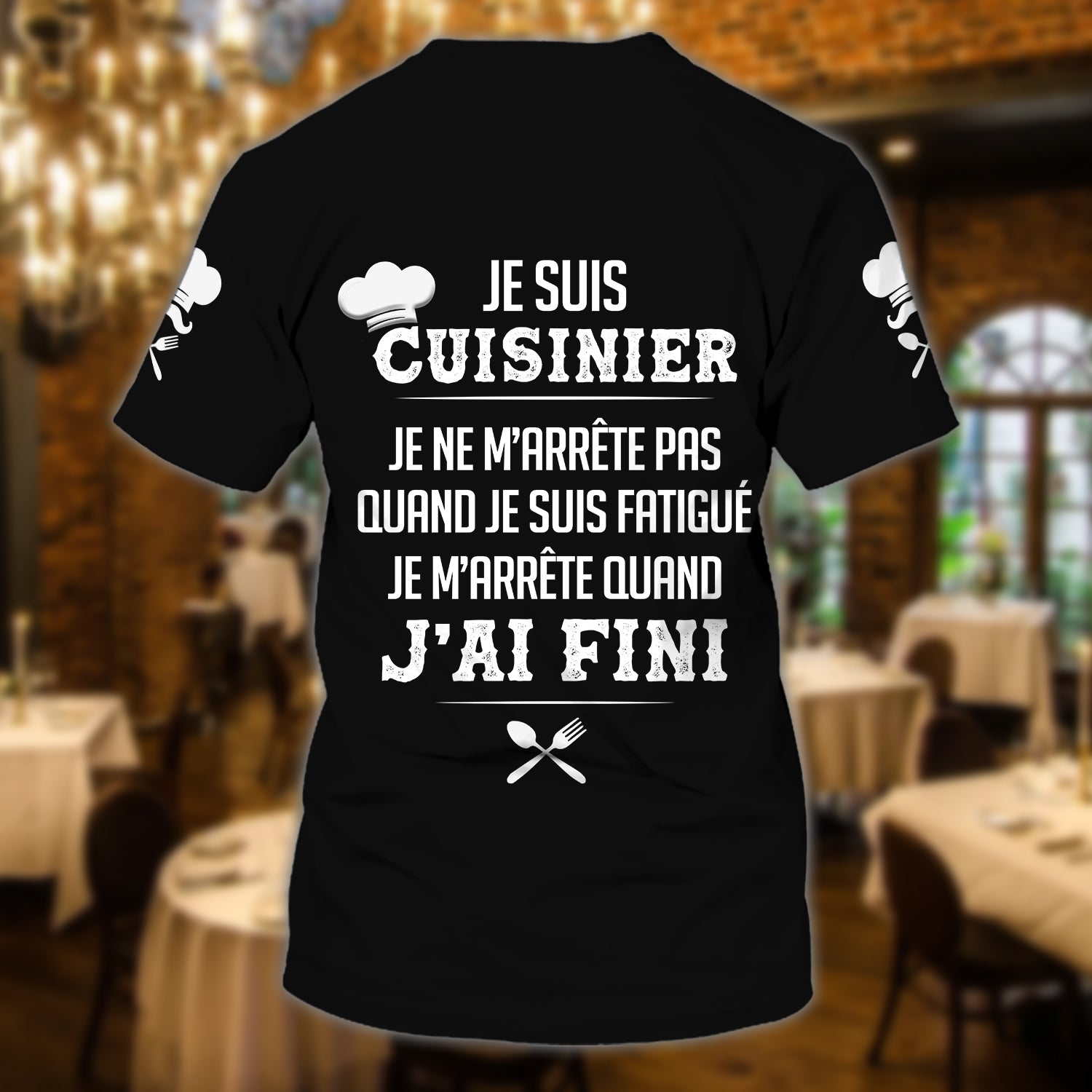 CHEF - Personalized Name 3D Tshirt -TT99-405