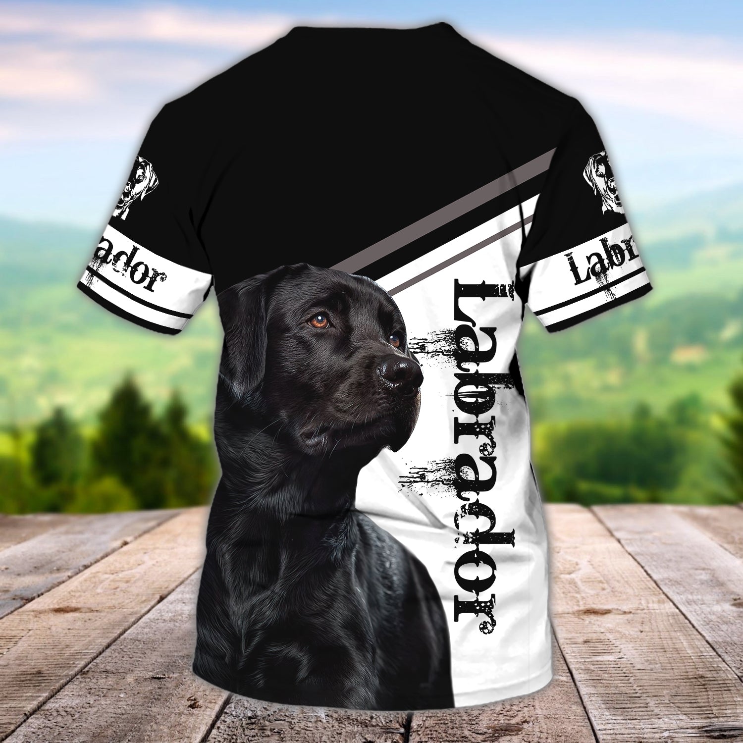 Love Labrador - Personalized Name 3D T Shirt - QB95