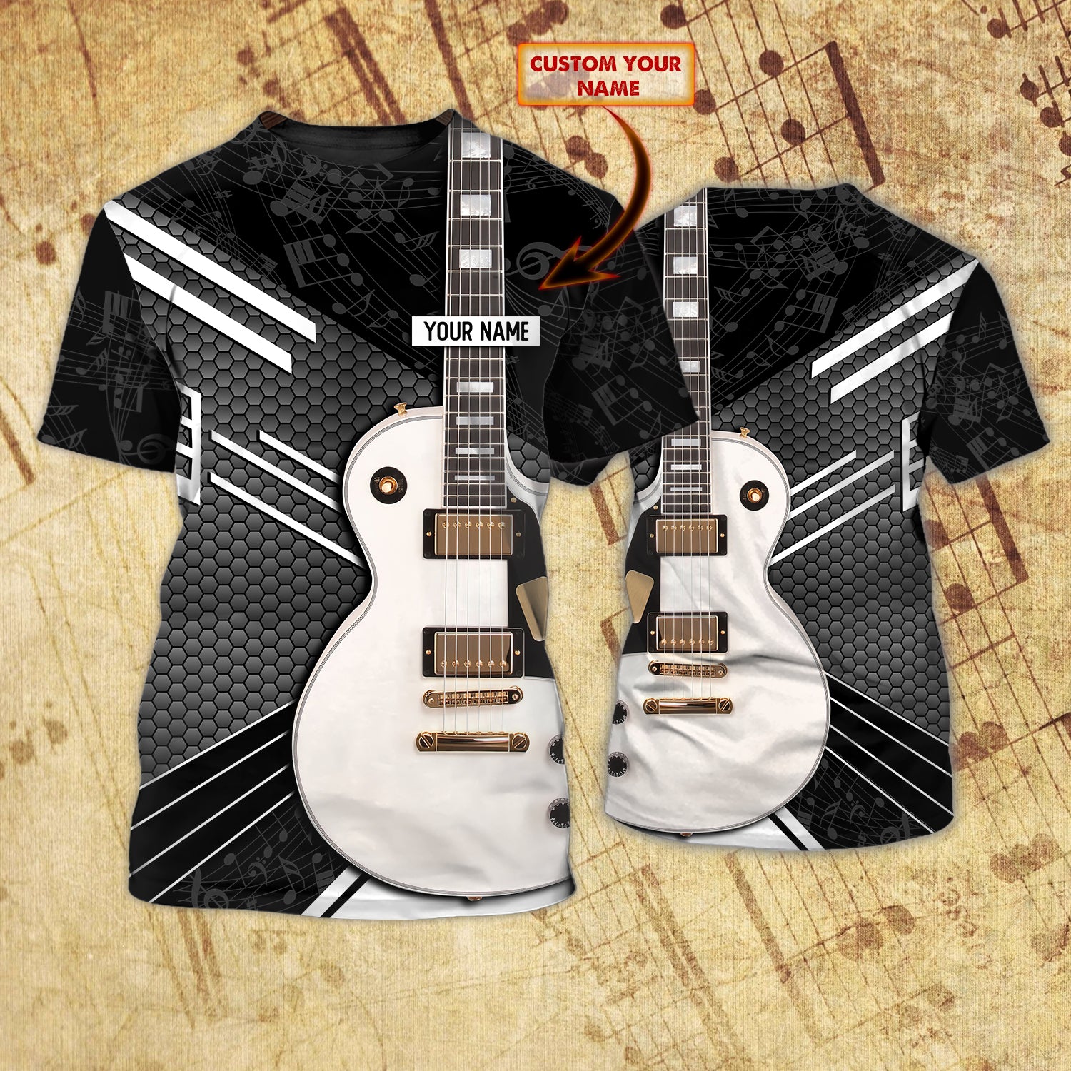 Guitar -  3D T Shirt - TD97-121