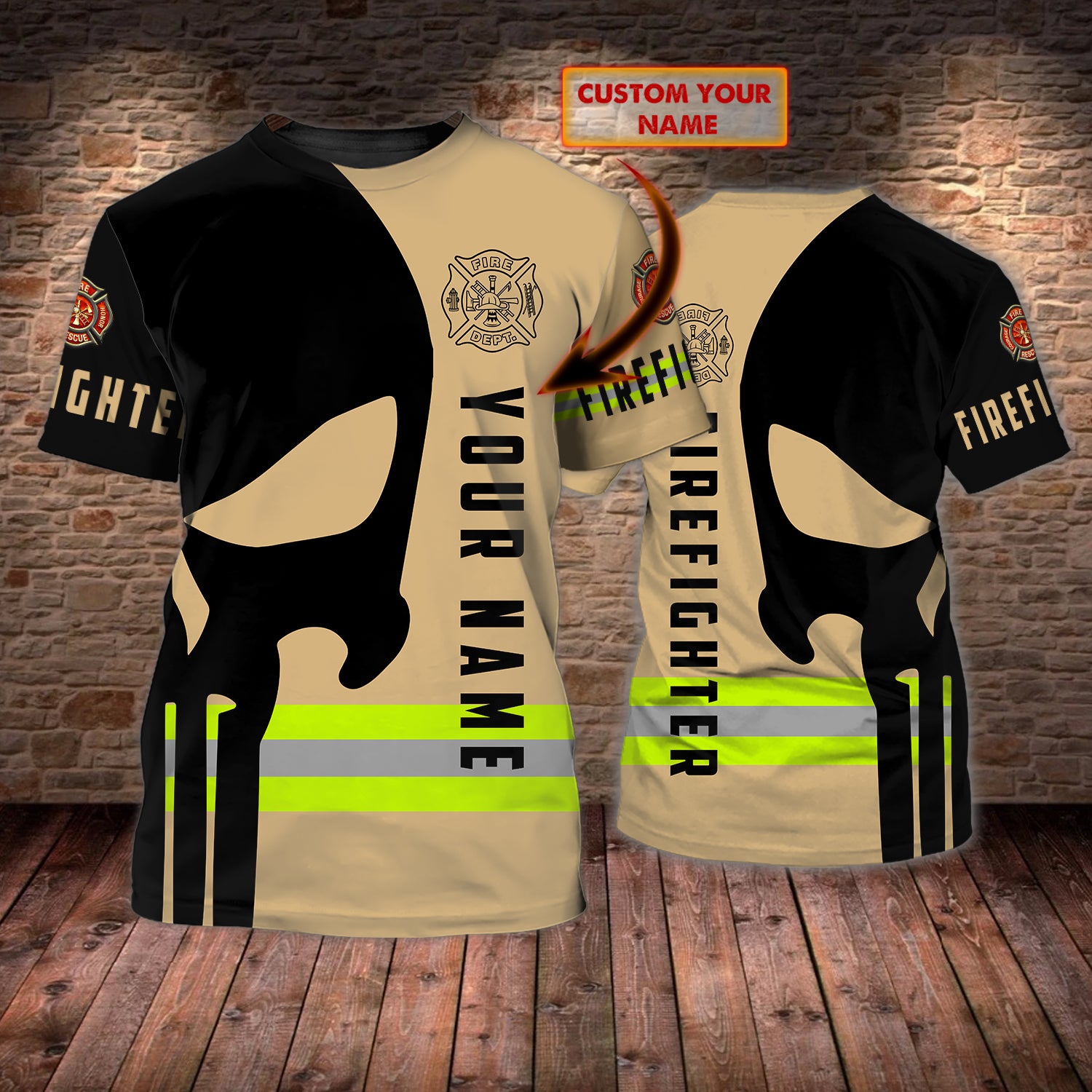 Firefighter03 - 3D Tshirt - NBTT