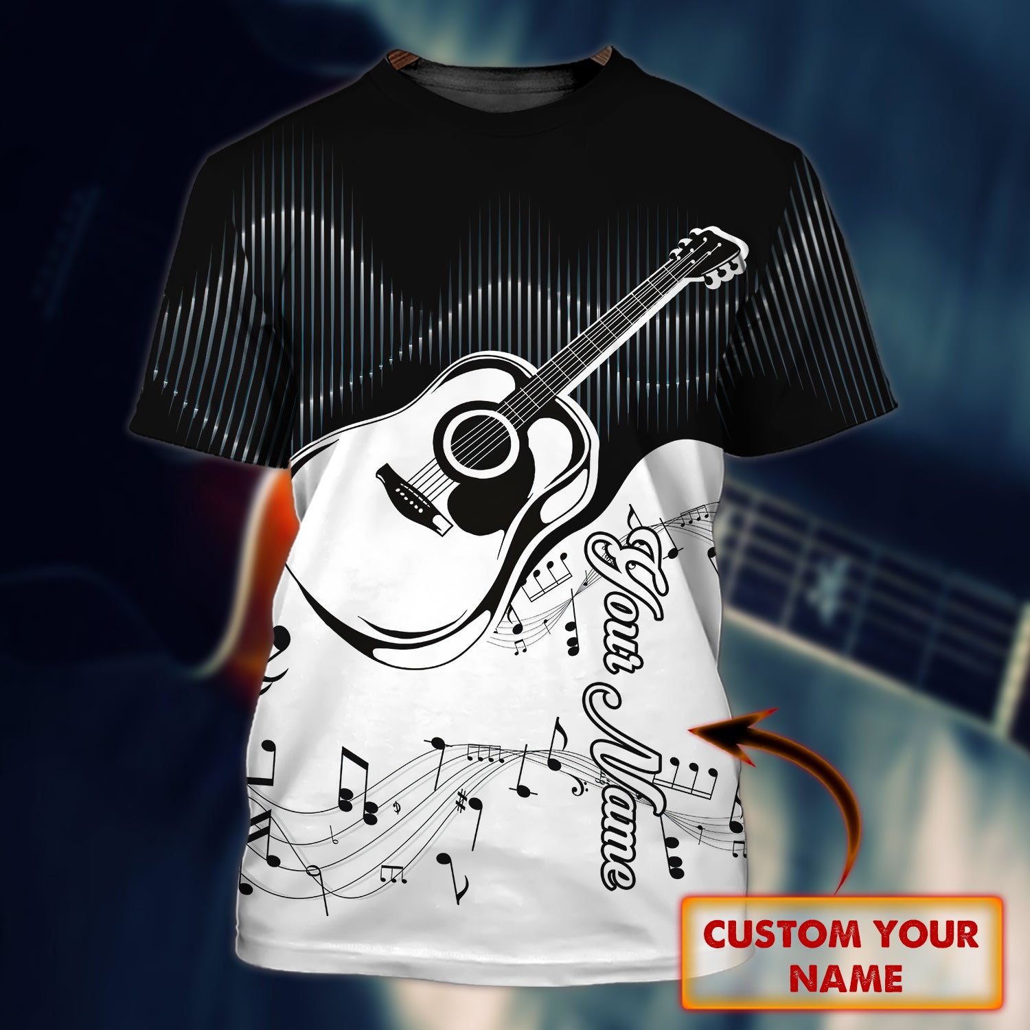 Guitar -  3D T Shirt - TT99-631