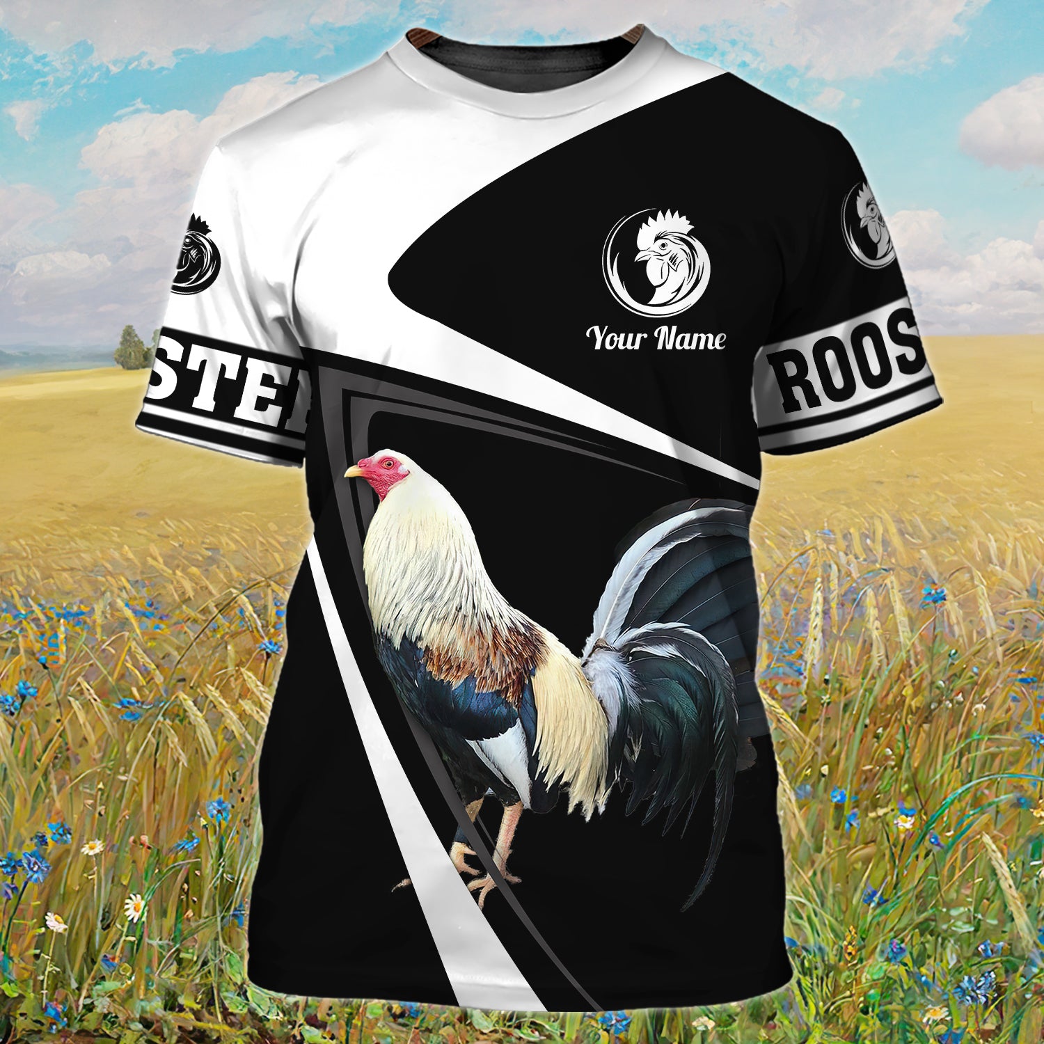 Rooster 1 - Personalized Name 3D Tshirt 132 - Bhn97