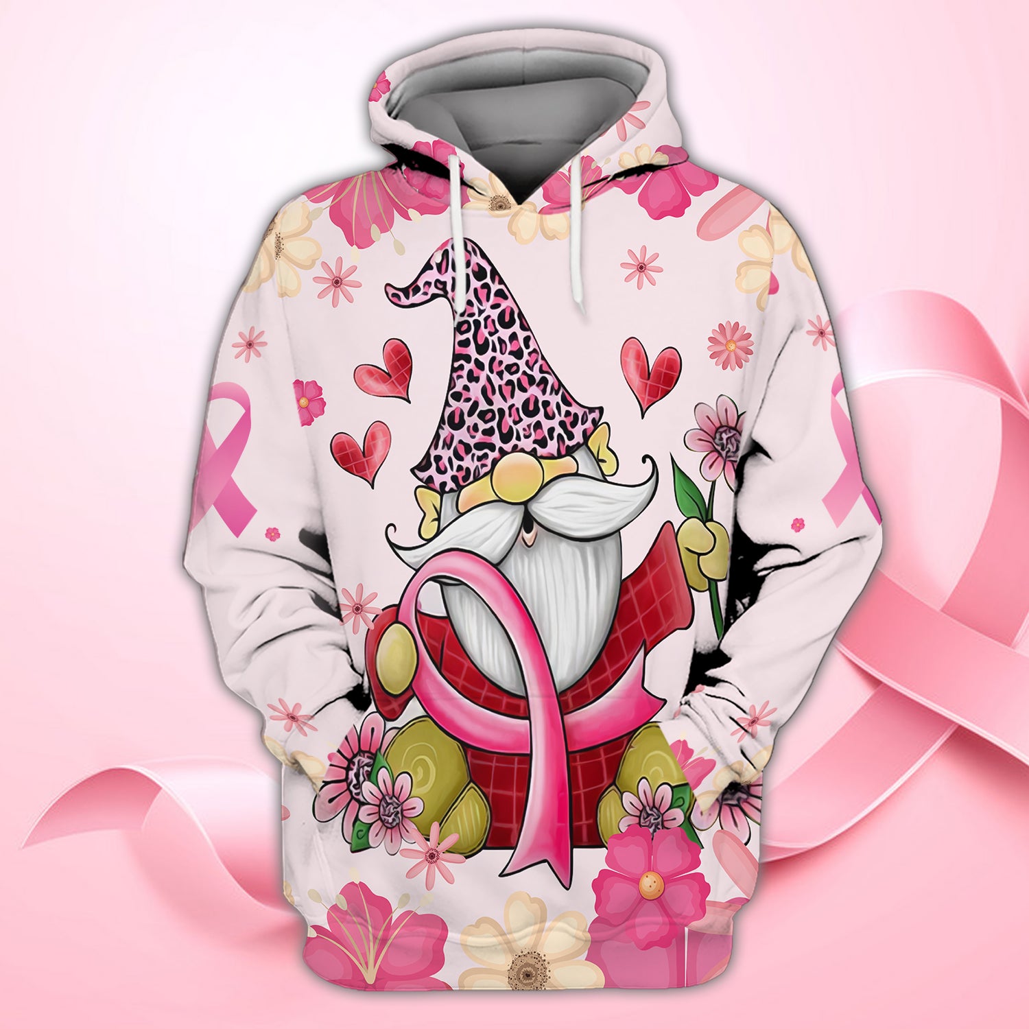 Breast Cancer Awareness - Personalized Name 3D Hoodie - HTV