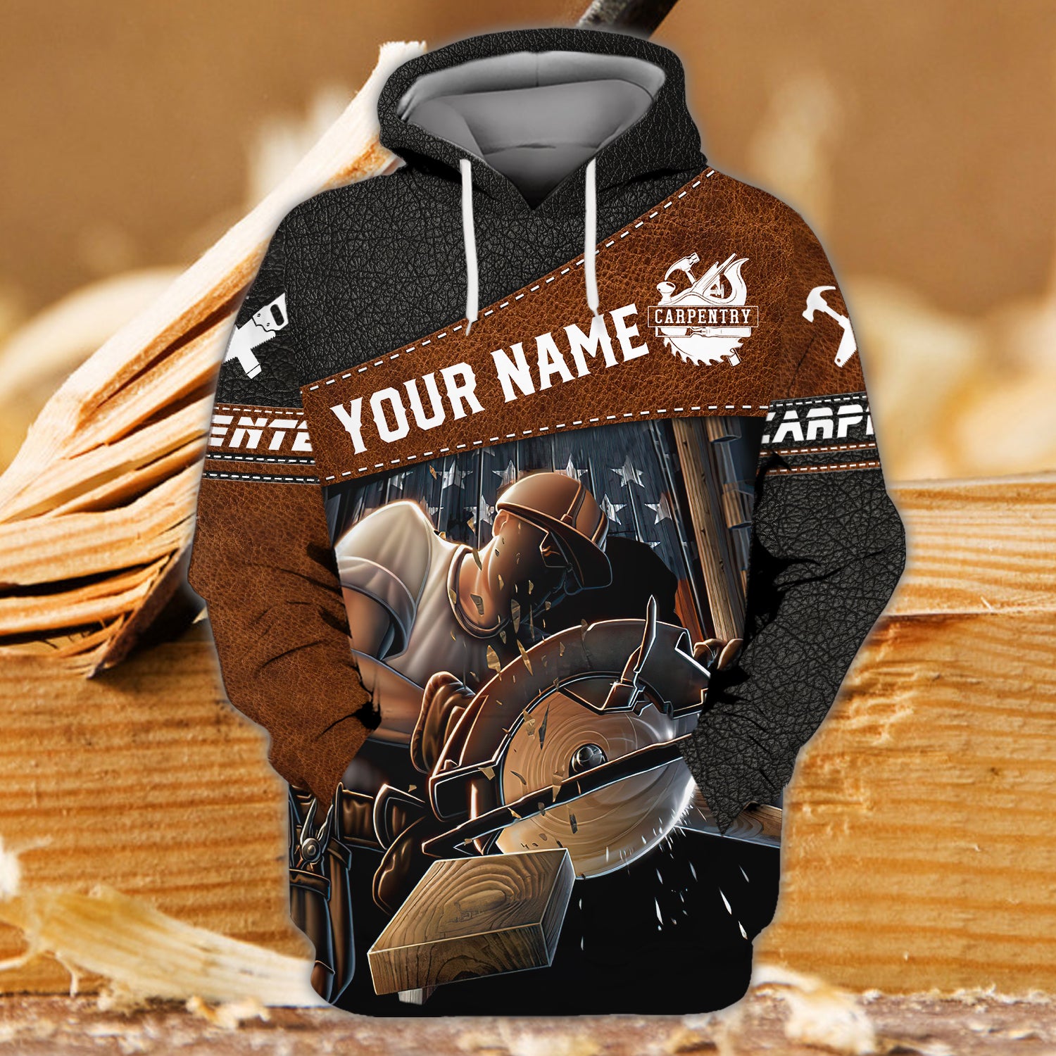 Carpenter - Personalized Name 3D Hoodie - dat93-027