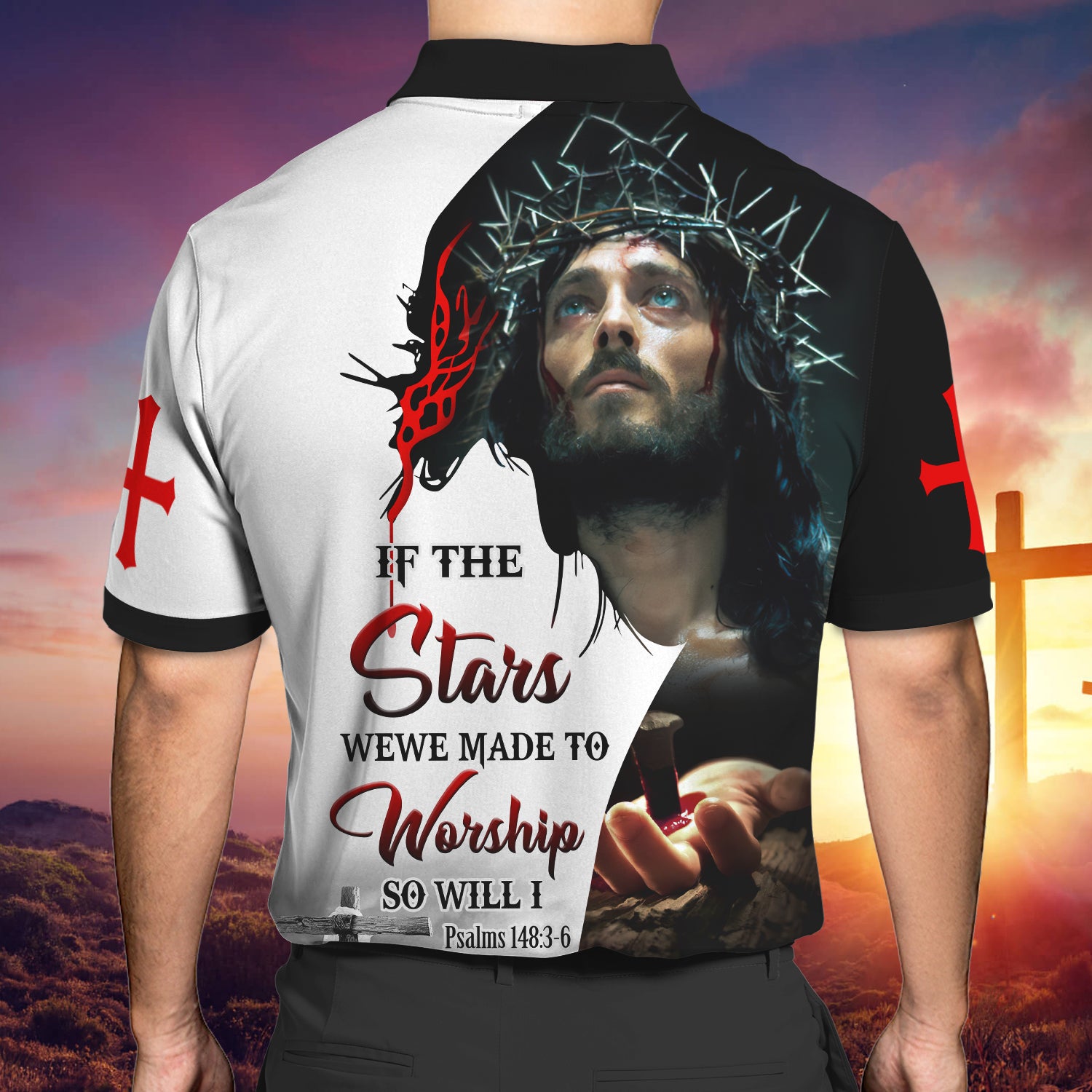 nnta - Personalized Name - 3D Polo Shirt - JESUS