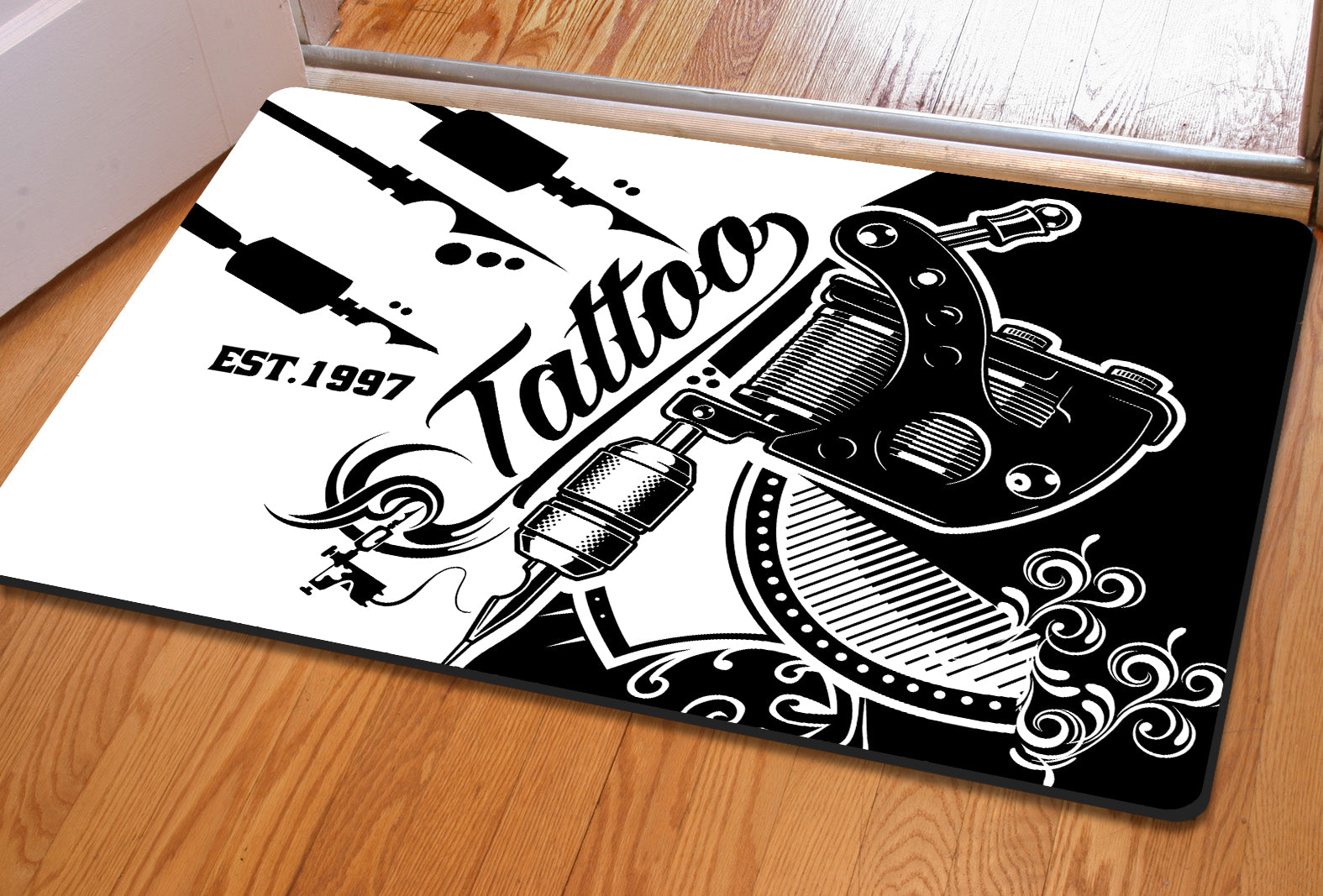 Tattoo Artist Shop Personalized Name & EST Year Doormat