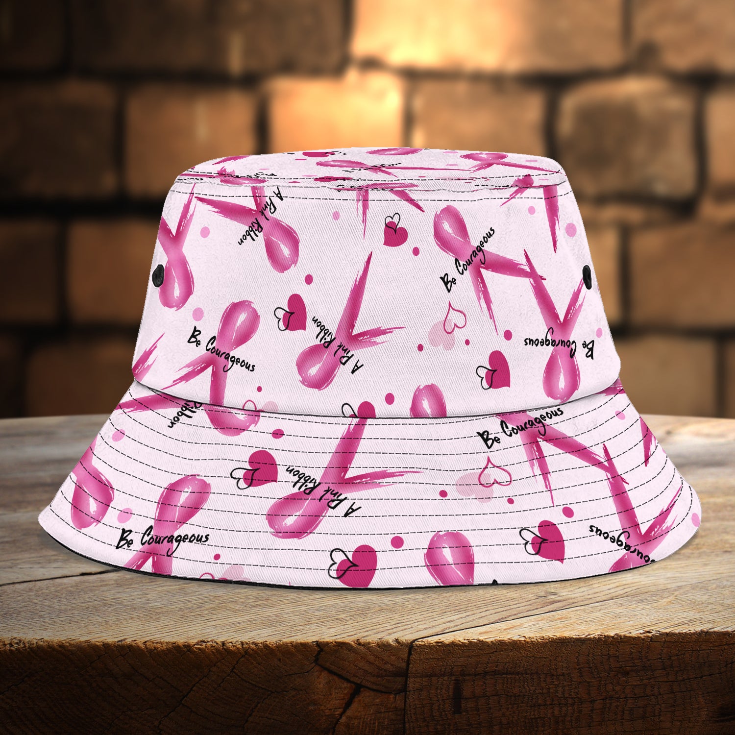 Custom Bucket Hat 02 - Breast Cancer - NBTT