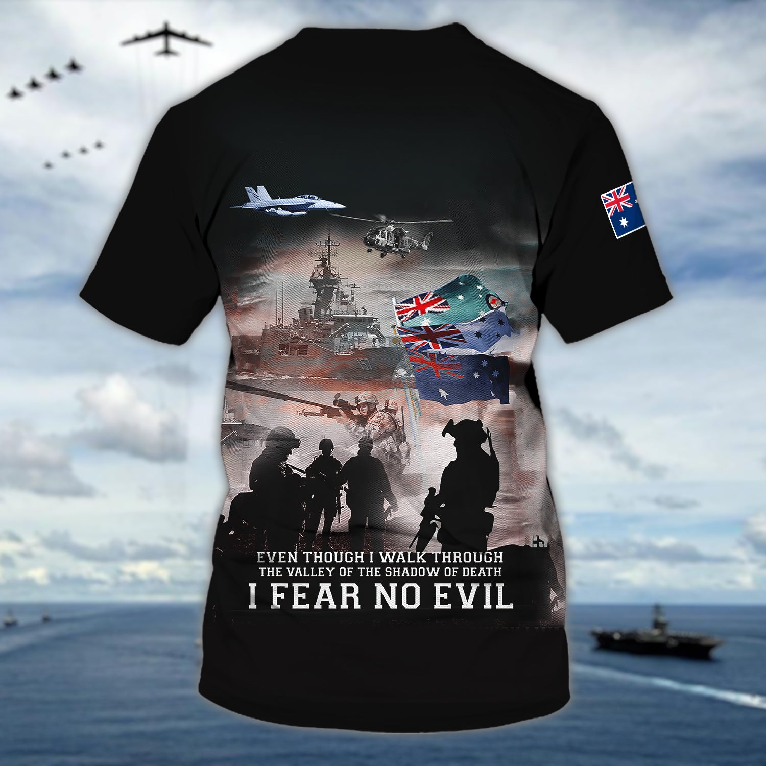 I Fear No Evil Personalized Name 3D Tshirt 164, Nvc97