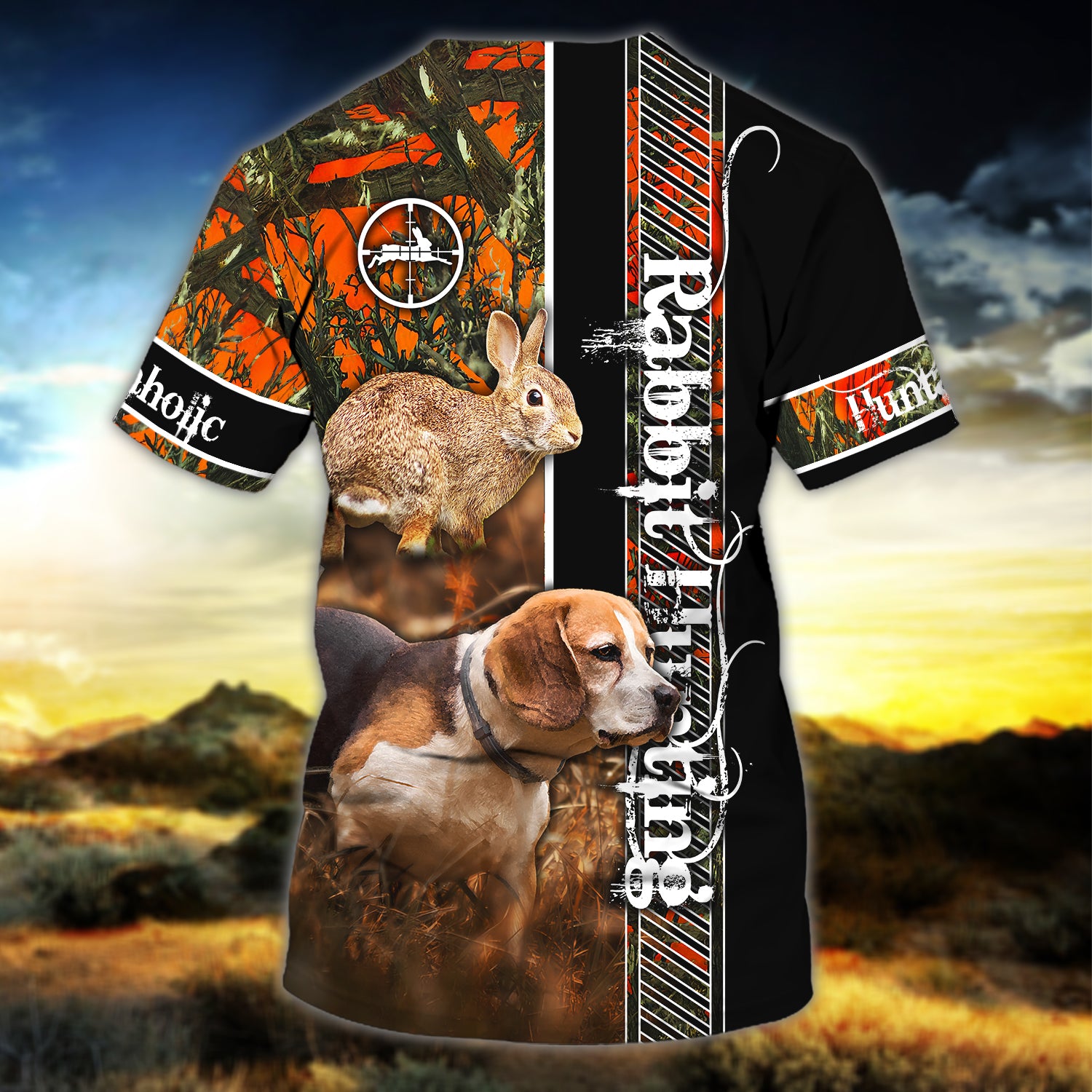 Rabbit Hunting - Beagle - Personalized Name 3D Tshirt 29 - Nvc97