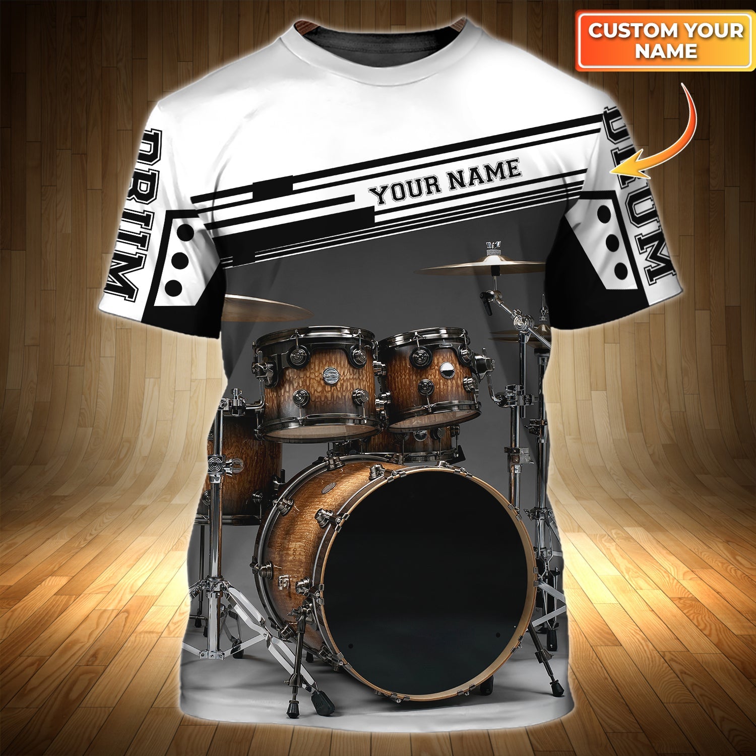Drum, Drummer, Personalized 3D Tshirt 21, Hta -HKM