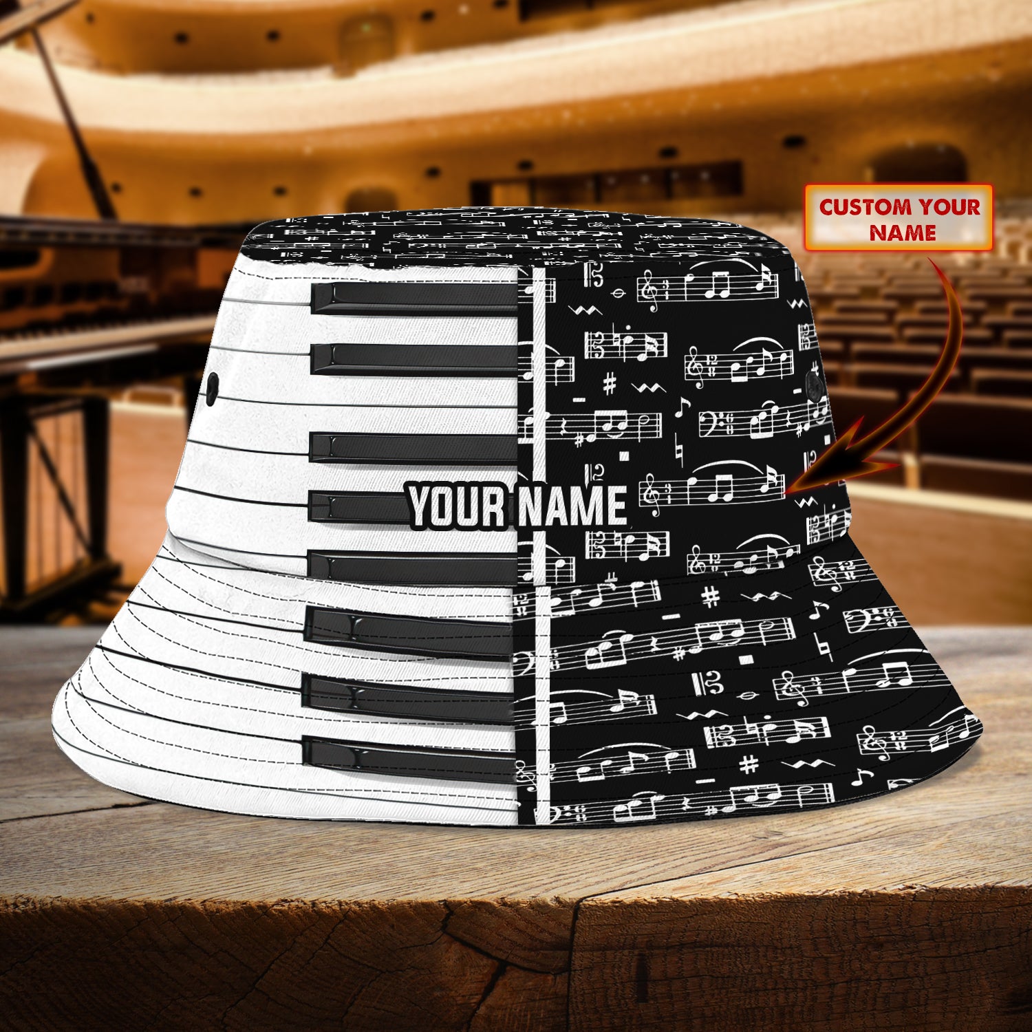 Piano & Music - Custom Bucket Hat 97