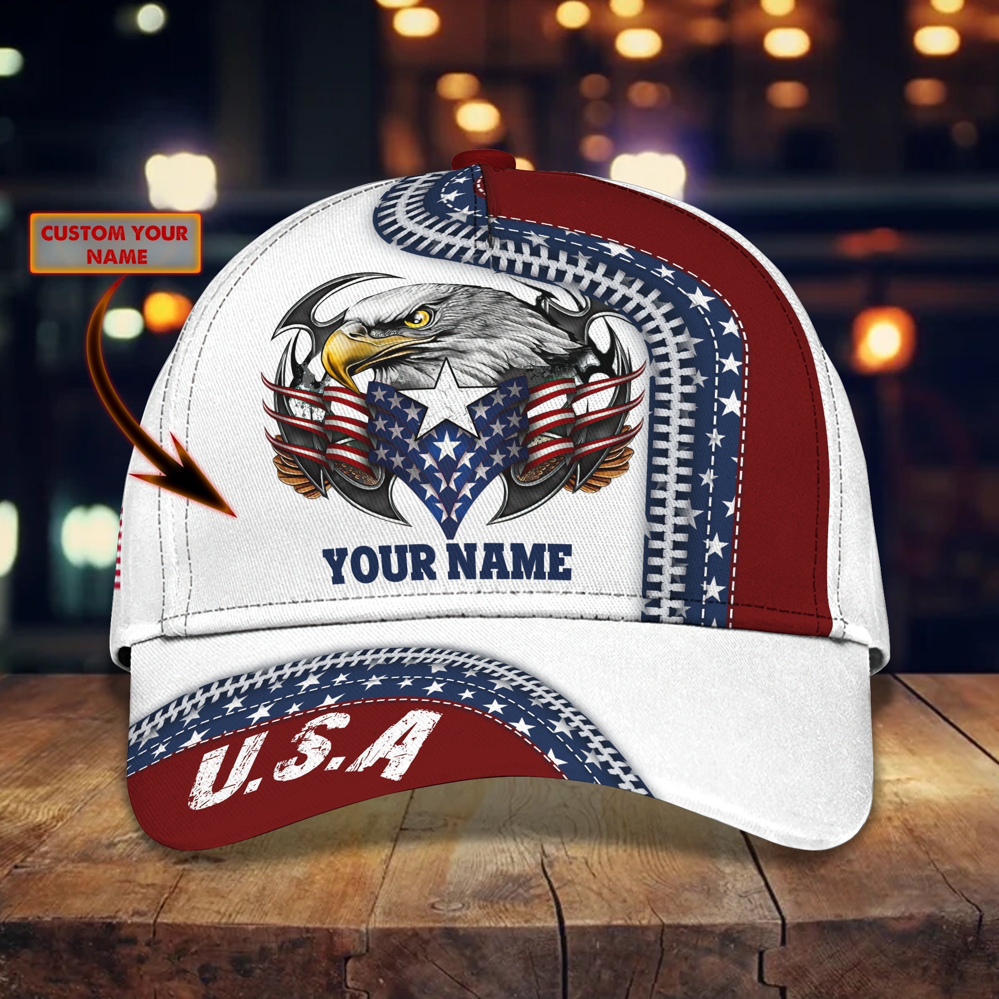 Eagle - Personalized Name Cap 121 - TD96