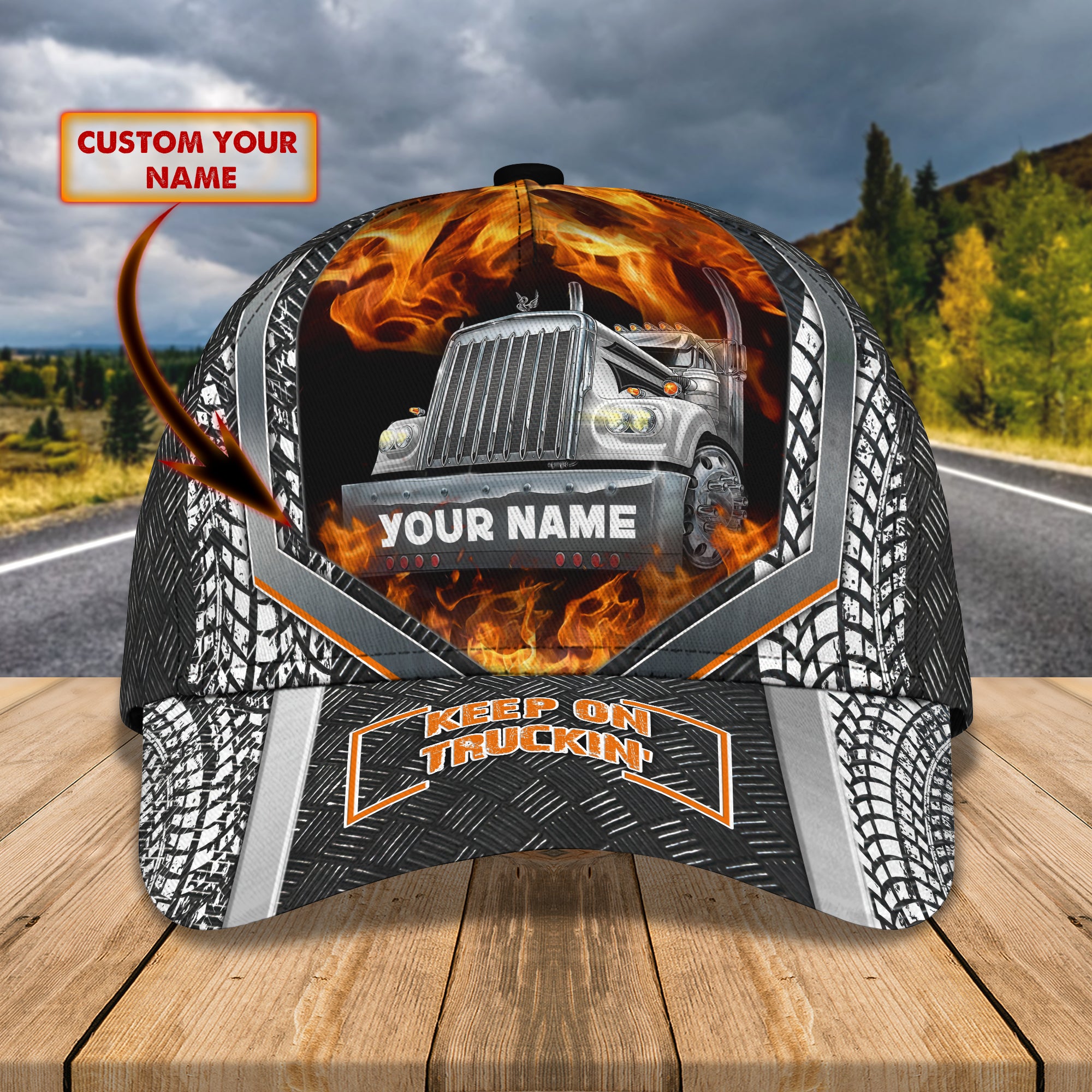 TRUCKER CAP9 - Personalized Name Cap - BY97