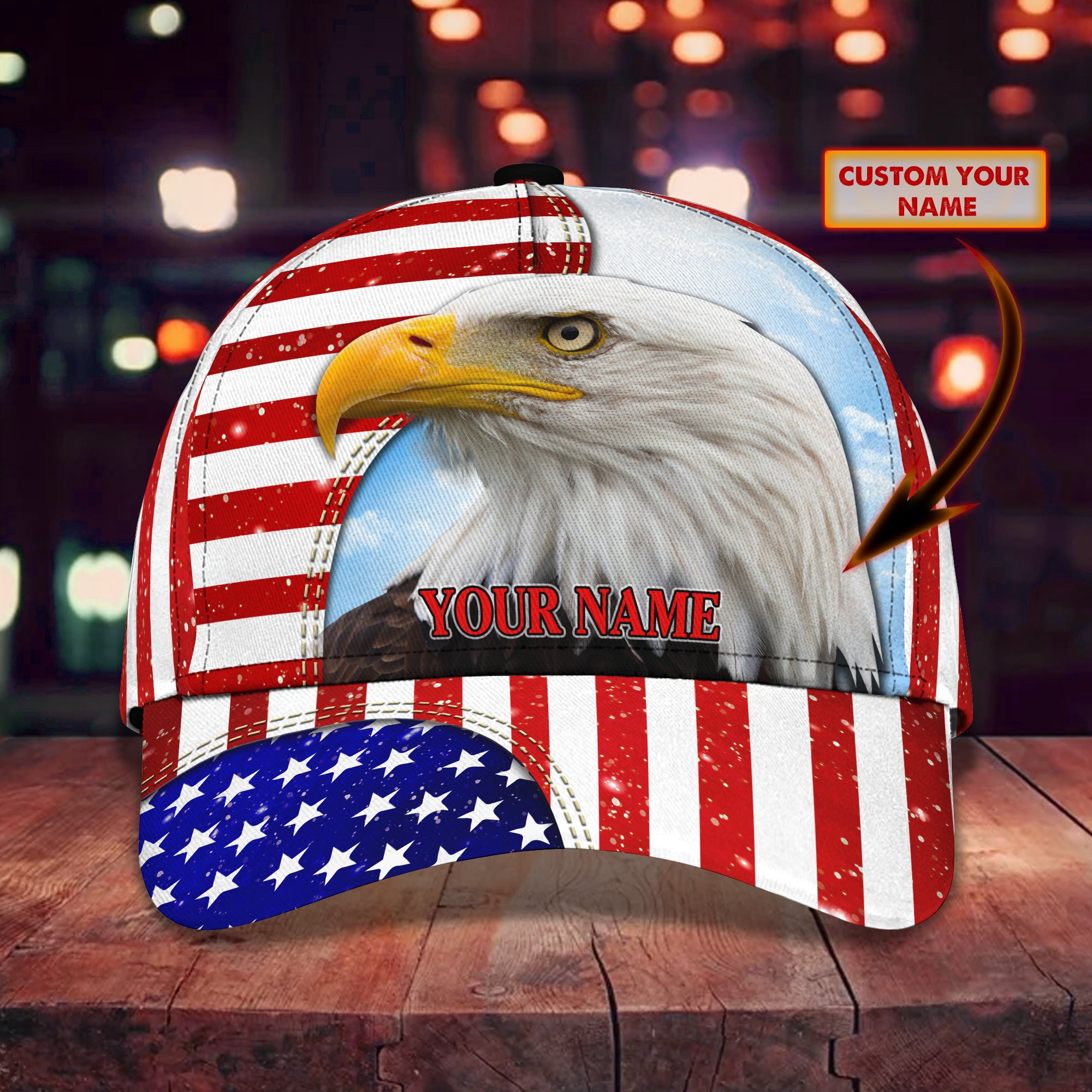 Eagle - Personalized Name Cap - ATM2K