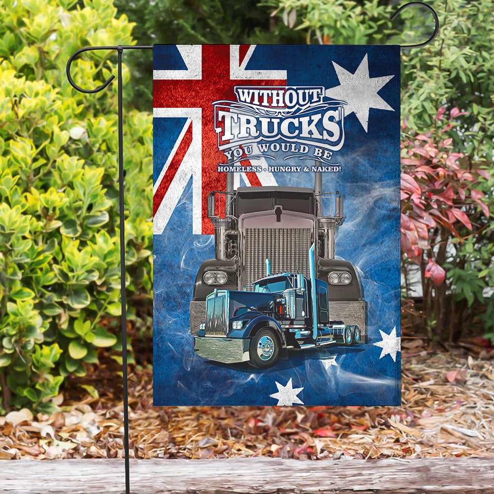 Trucker Aus 3D Flag , Nsd99
