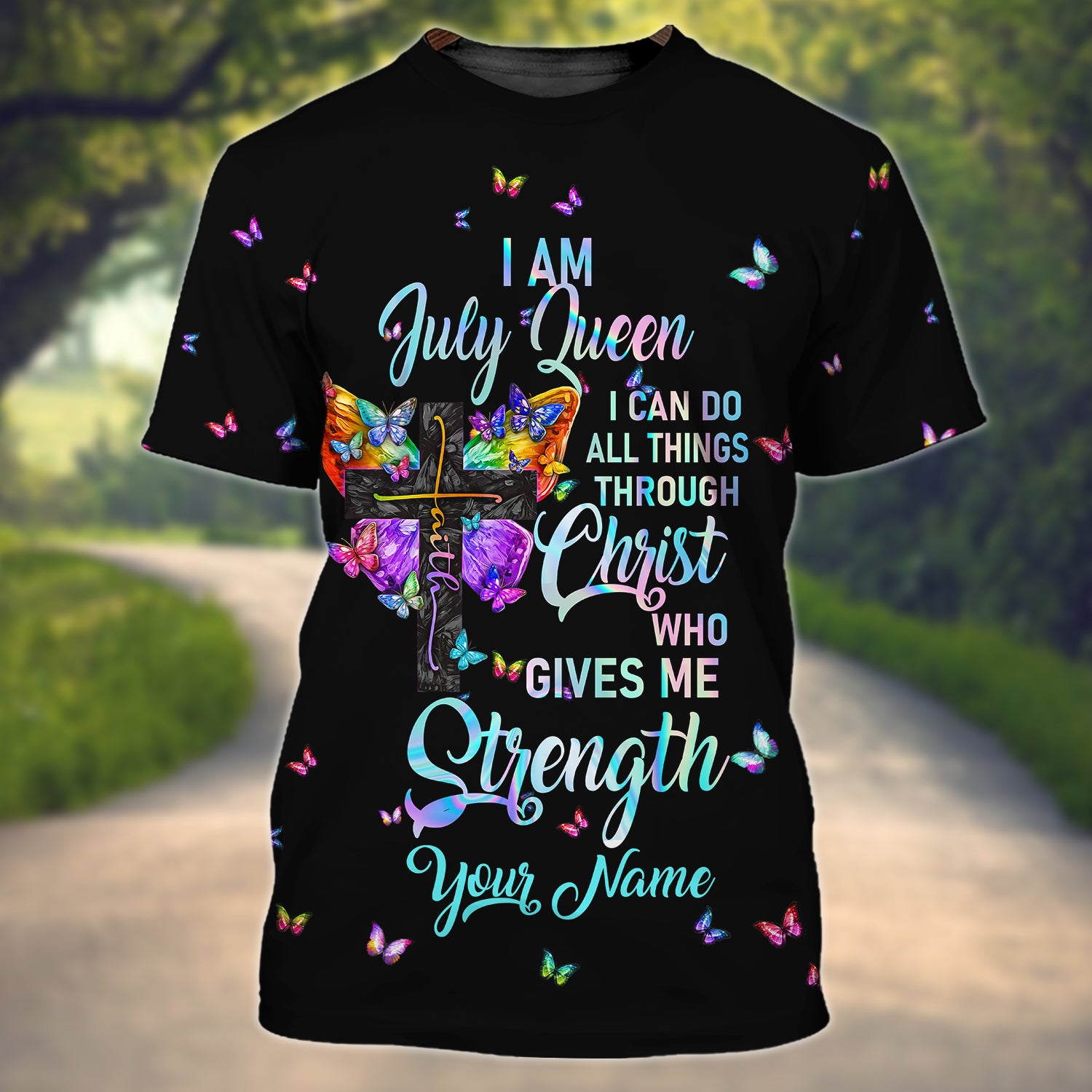 July Queen - Personalized Name 3D Tshirt 49 - Bhn97