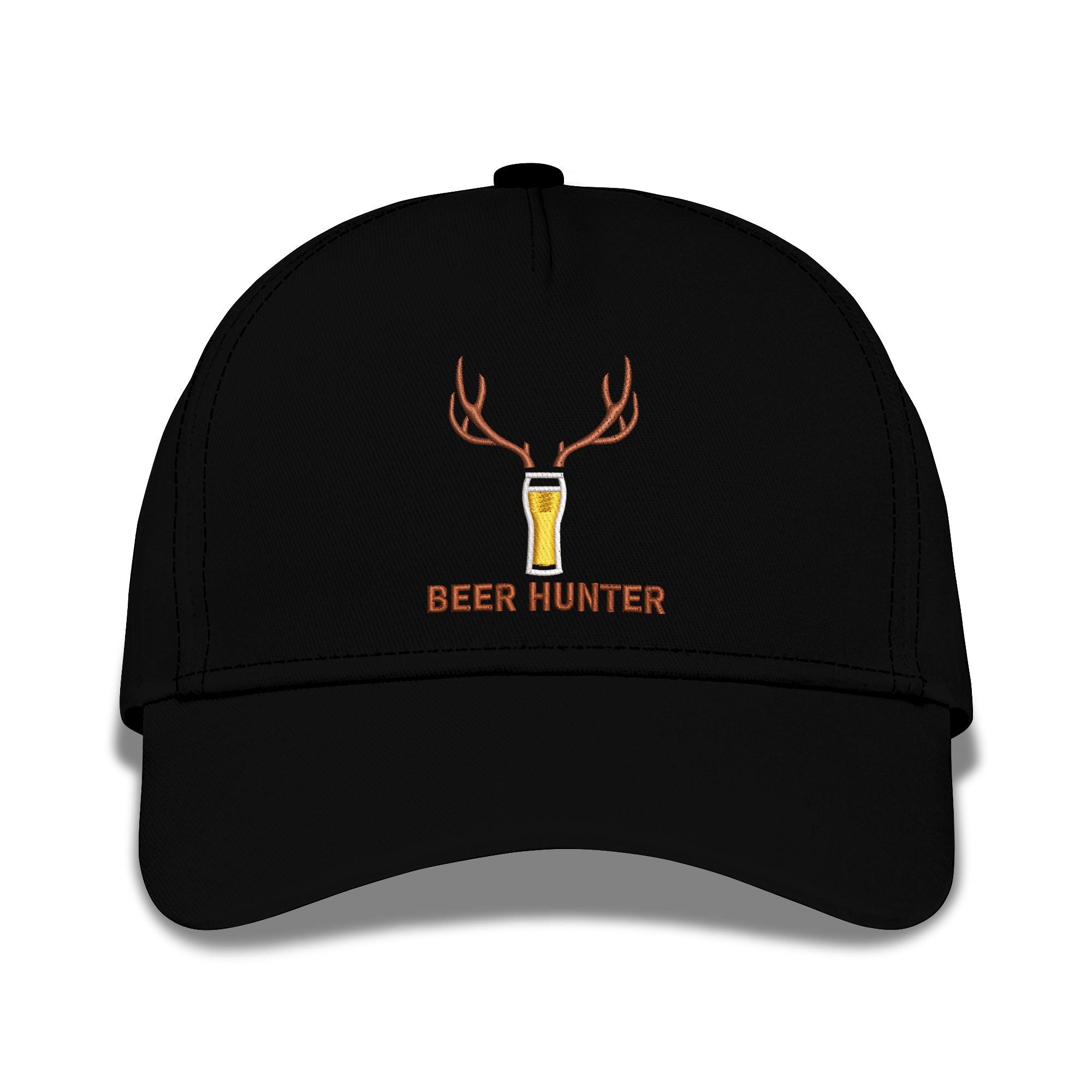 Beer Hunter Embroidered Baseball Caps, Deer Hunting Ballcap