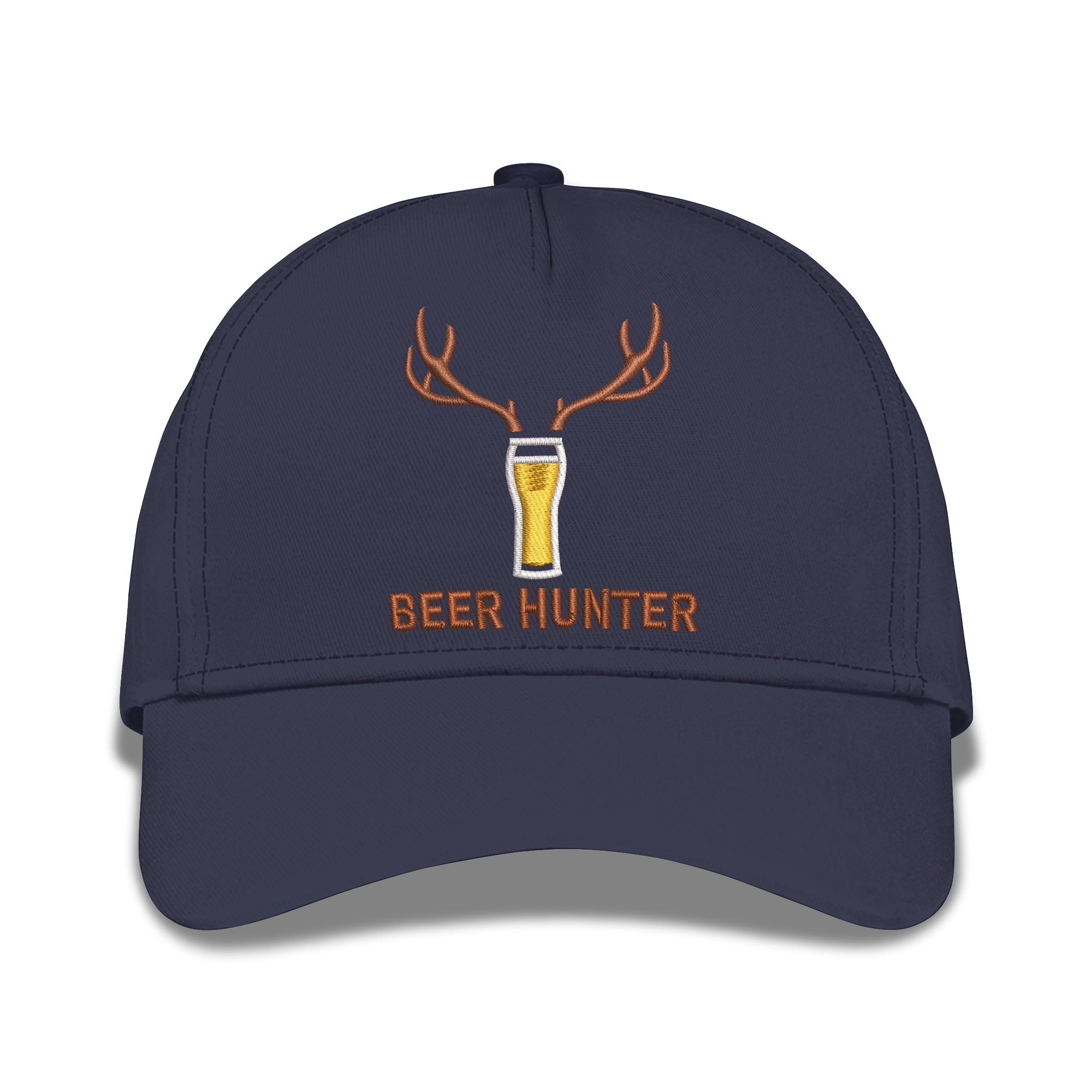 Beer Hunter Embroidered Baseball Caps, Deer Hunting Ballcap
